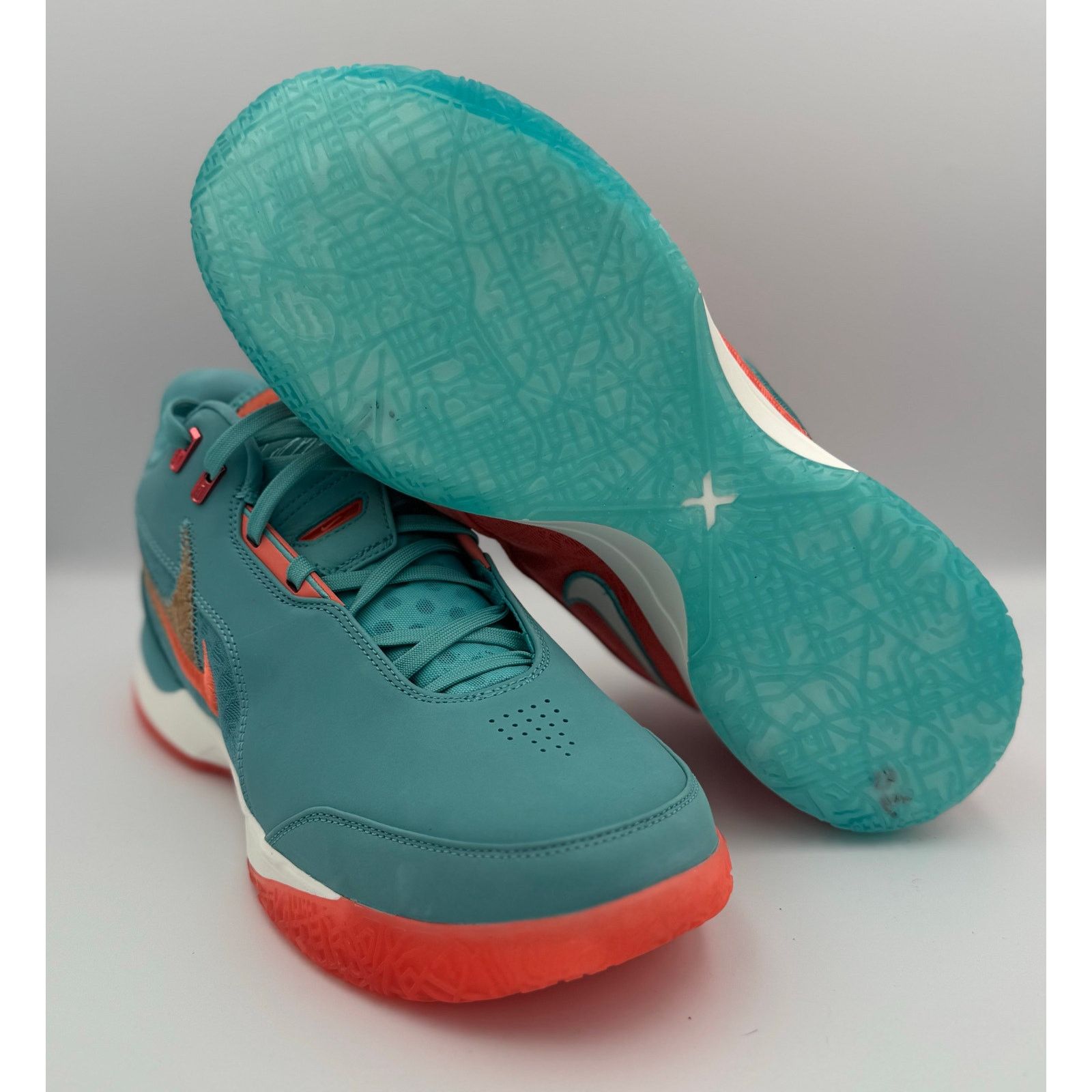 Nike NIKE LEBRON NXXT GEN AMPD “MINERAL BLUE/LIGHT WILD MANGO” Size ONE SIZE - 9 Thumbnail
