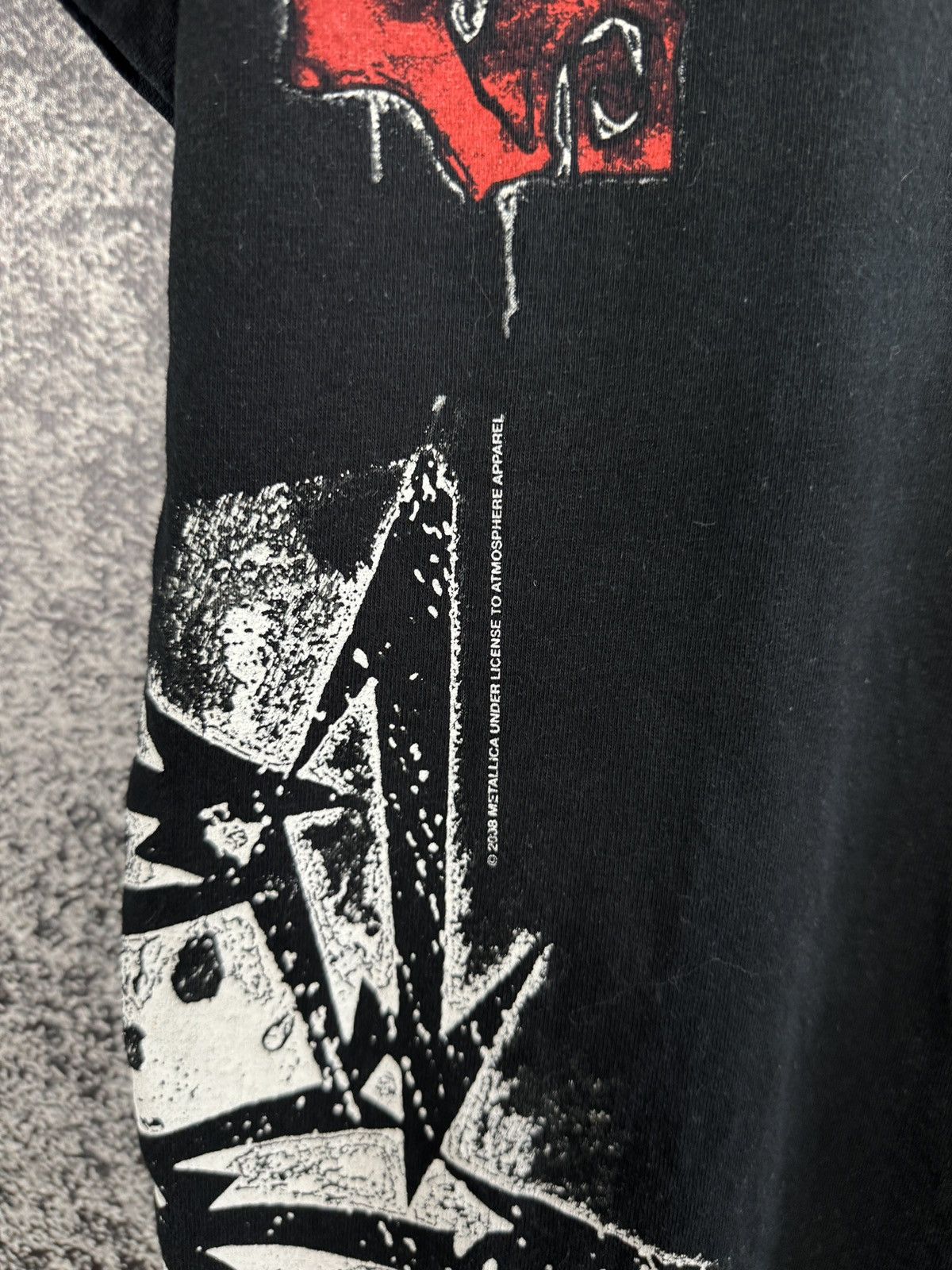 Metallica Men’s Metallica T-Shirt Music Band Rock Tee 2008 Size L Size US L / EU 52-54 / 3 - 8 Thumbnail