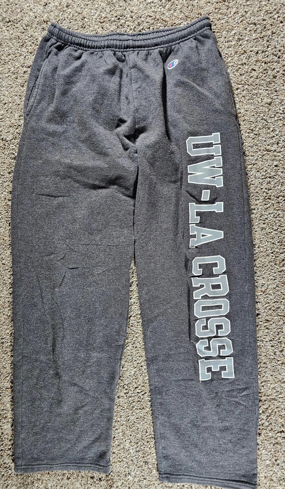 Champion UW La Crosse Champion sweatpants Gray Medium Size ONE SIZE - 1 Thumbnail