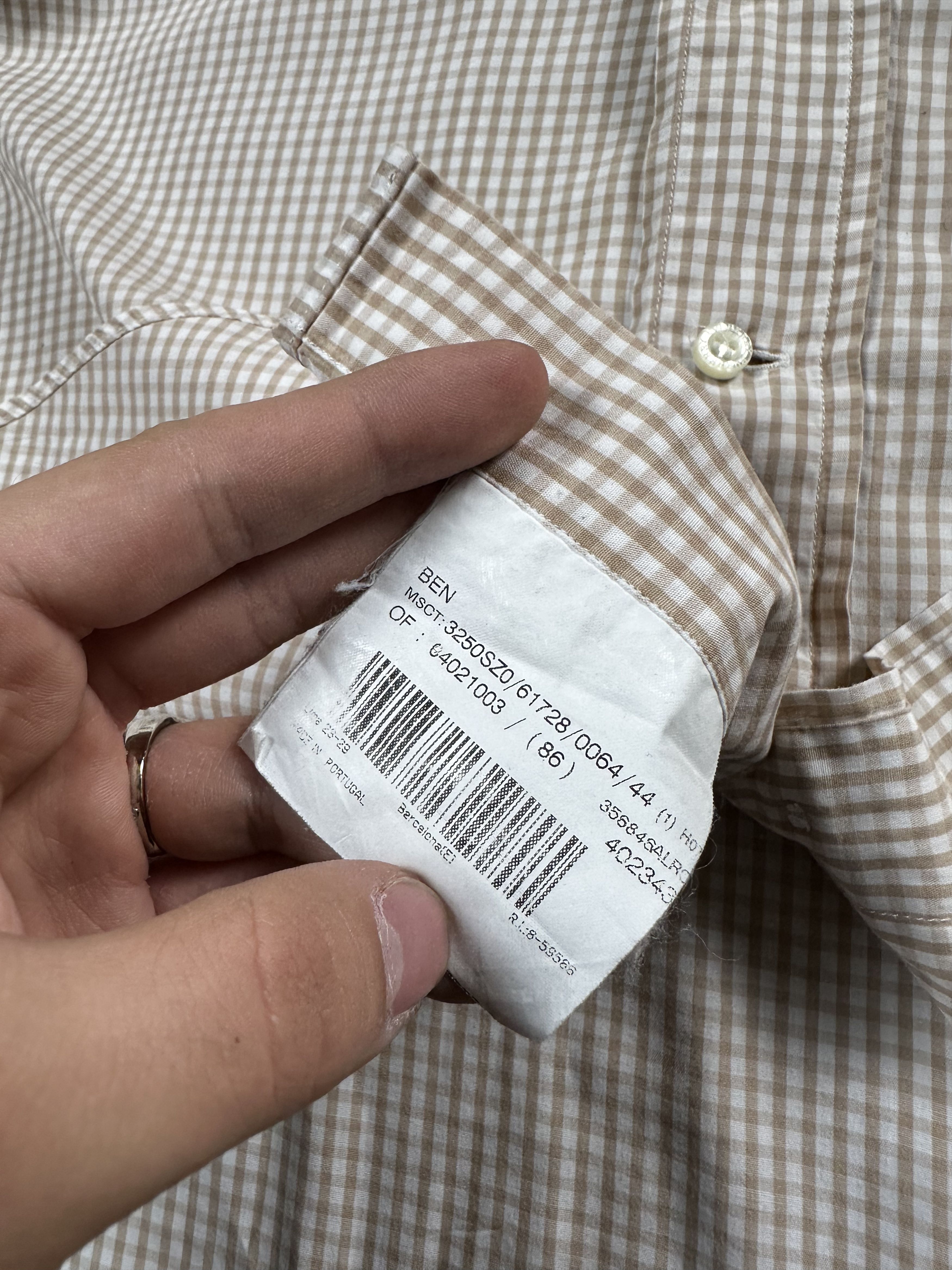 Burberry Burberry Checked Logo Button Up Shirt Size US L / EU 52-54 / 3 - 7 Thumbnail