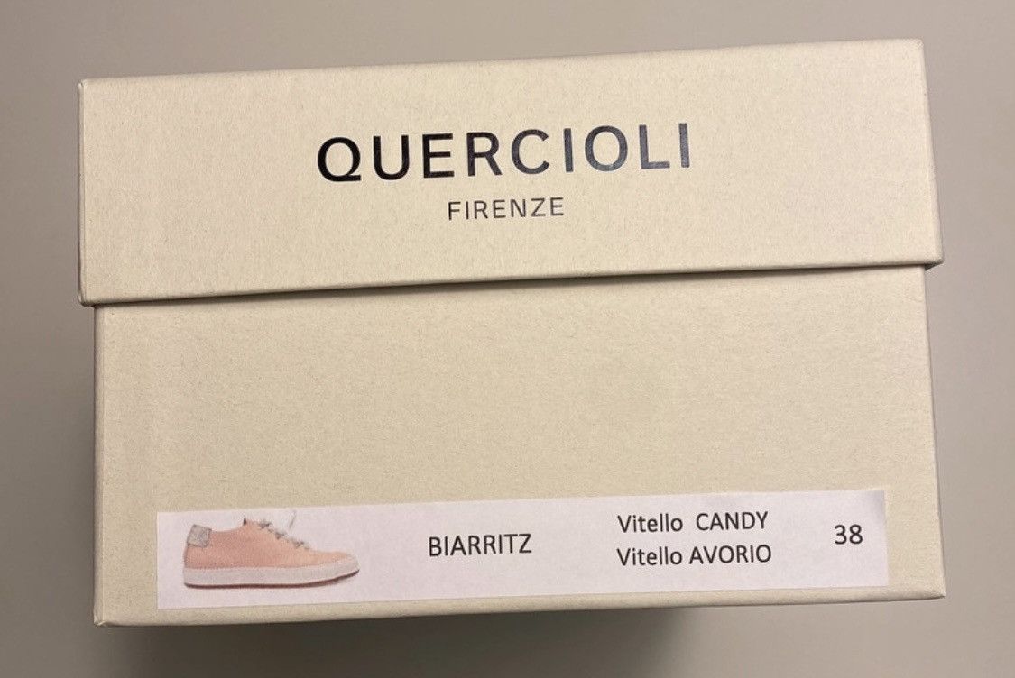 Quercioli Box-sole sneakers in two-tone leather Size US 8 / IT 38 - 11 Thumbnail