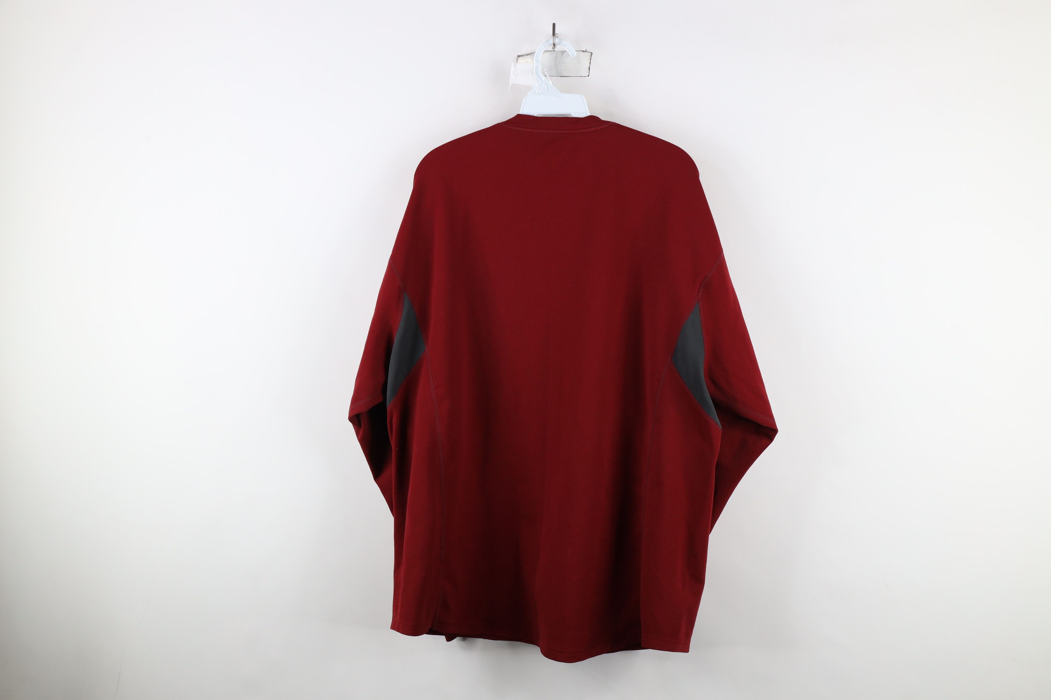 Nike × Vintage Vintage Nike ACG Mini Swoosh Knit Long Sleeve T-Shirt Red Size US XXL / EU 58 / 5 - 11 Thumbnail