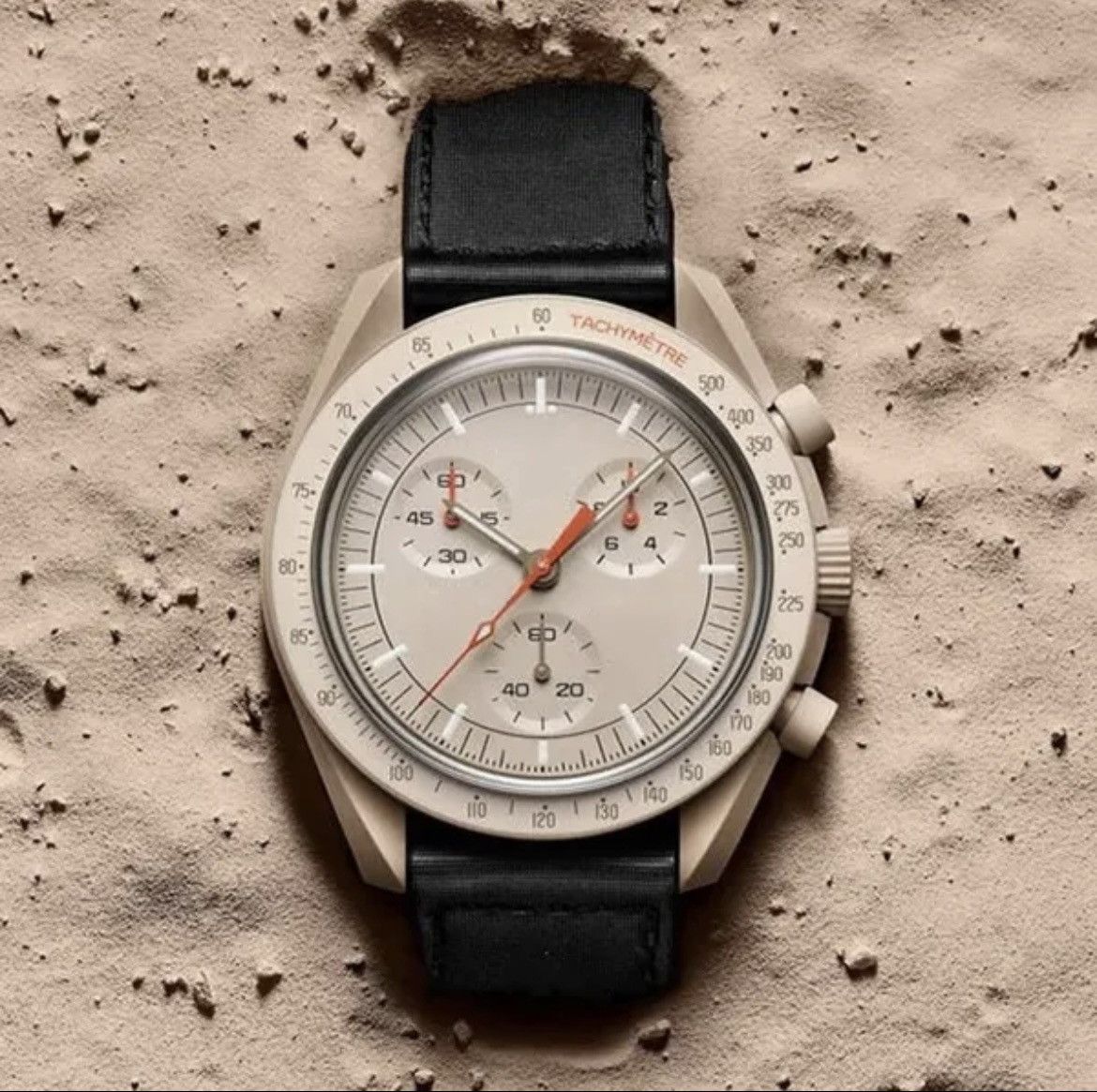 Other Men Bioceramic Planet Moon Chronograph Quartz Watch Nylon Size ONE SIZE - 3 Thumbnail