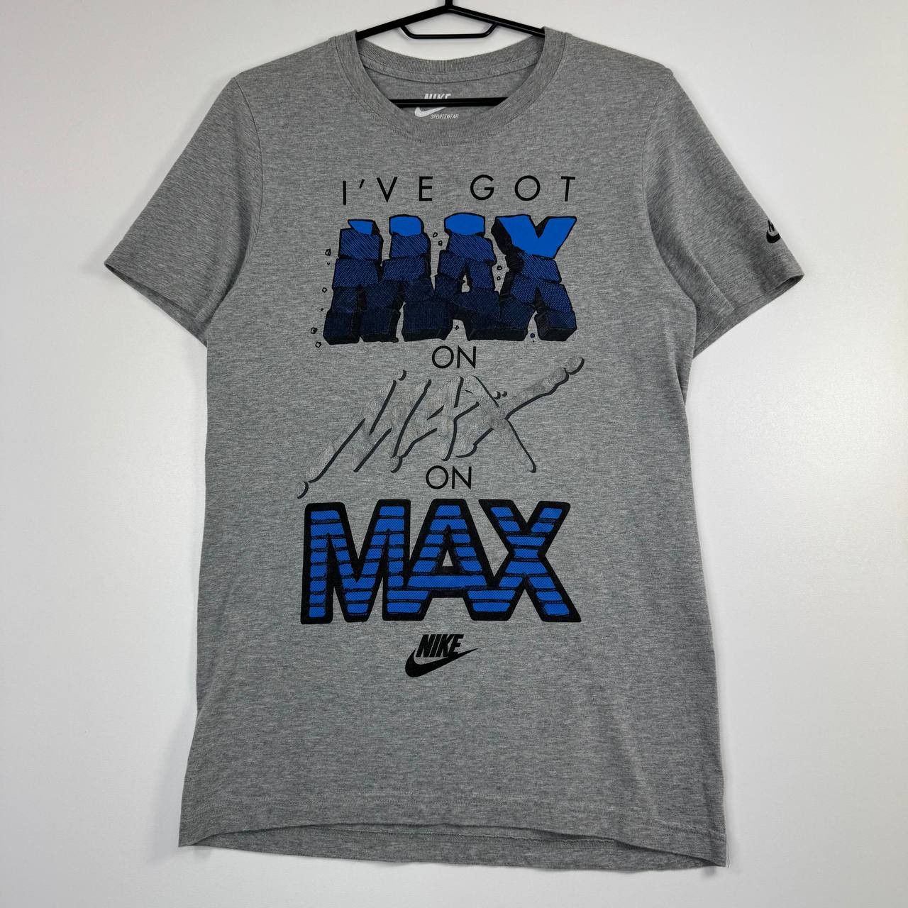 Levi's Nike Sportswear T-Shirt Men Grey “I’ve Got Max On Max” Sz S Size US S / EU 44-46 / 1 - 1 Thumbnail