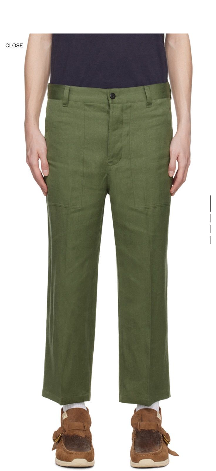 Visvim Alda HW Linen/Wool Trousers Size US 34 / EU 50 - 2 Thumbnail