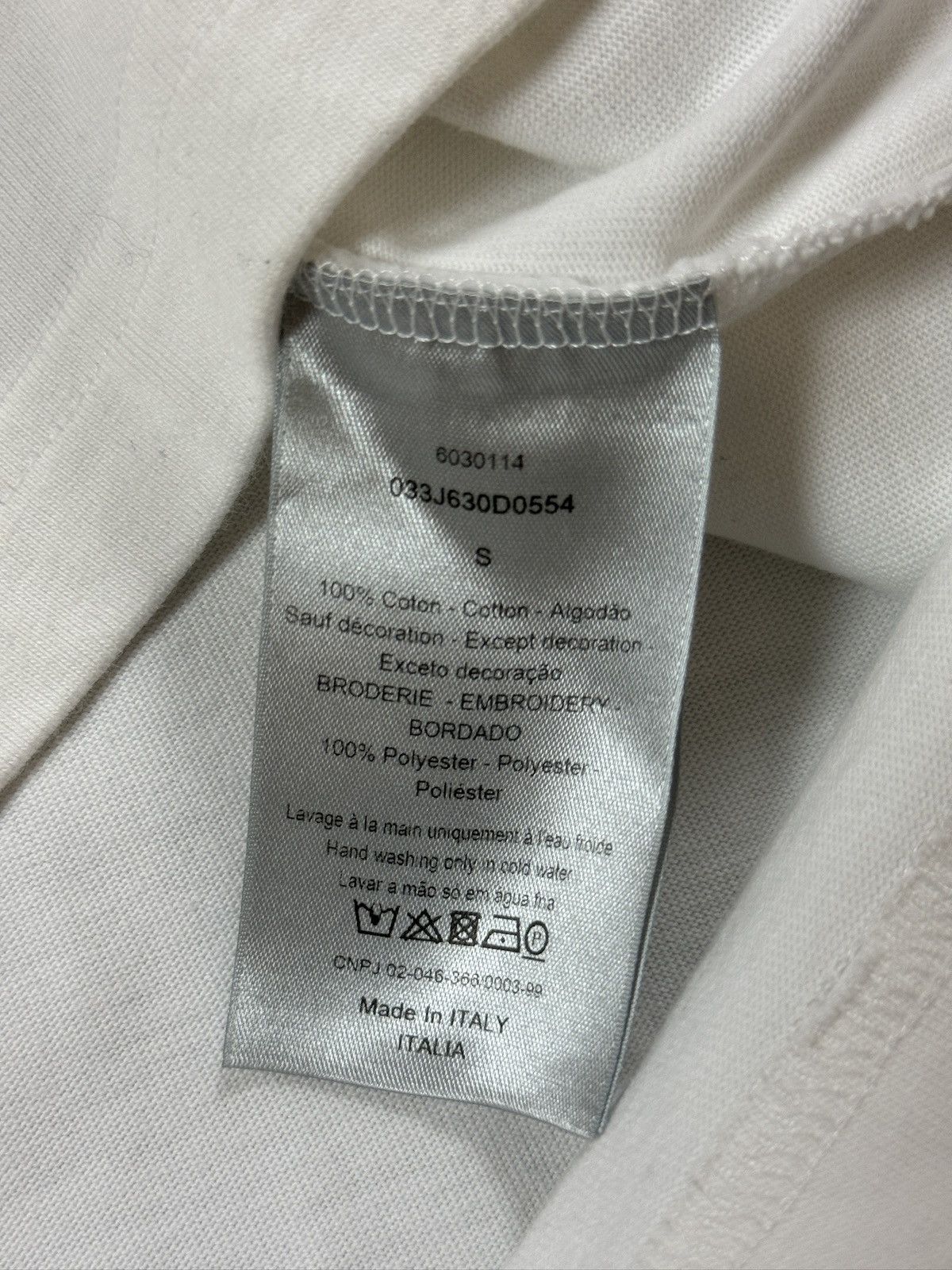 Dior Dior + Stussy Collaboration Collar Logo Bee Tshirt Size US S / EU 44-46 / 1 - 6 Thumbnail