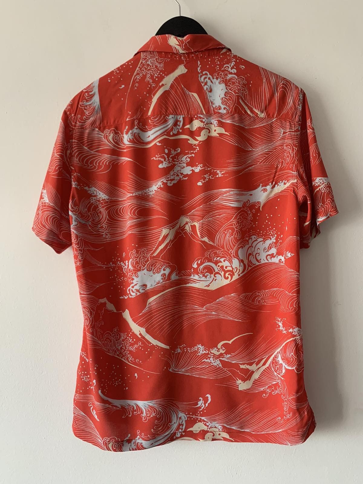 Allsaints 🔥 AllSaints Red Hawaiian Shirt Size US S / EU 44-46 / 1 - 2 Thumbnail