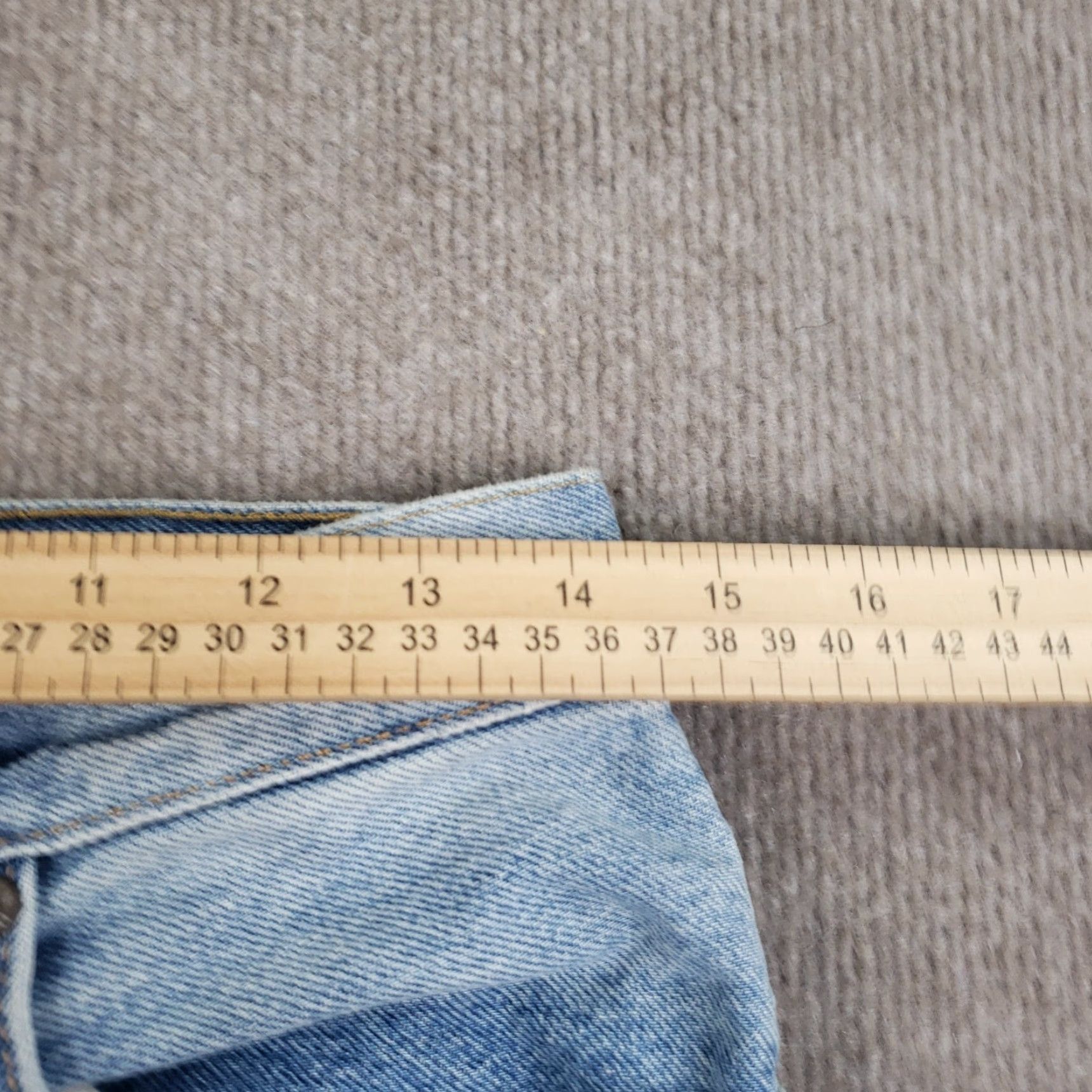 Vintage Noend Jeans Women's 28 Blue High Rise Tapered Button Fly Denim 5-Pocket Regular Distressed Jeans Size 28" / US 6 / IT 42 - 5 Thumbnail