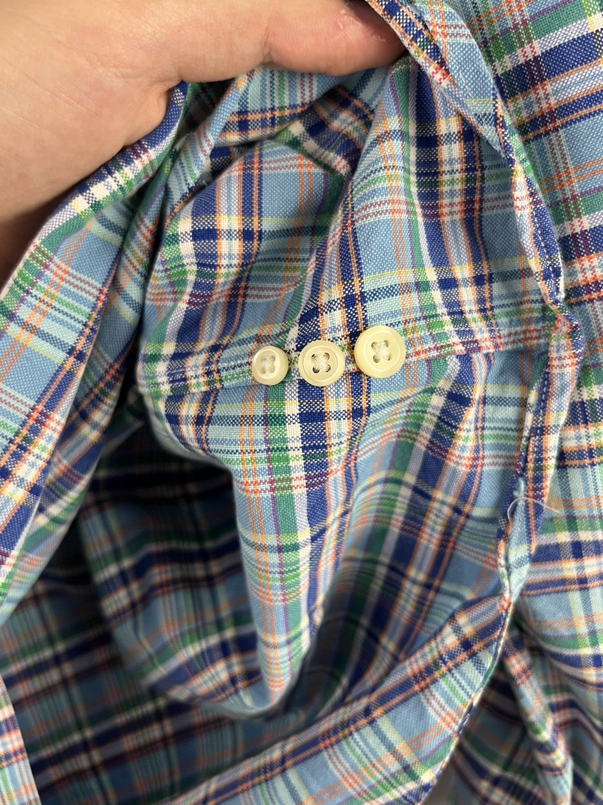 Ralph Lauren Ralph Lauren Plaid Luxury Cotton Long Sleeve Shirt Button Up Size US L / EU 52-54 / 3 - 8 Thumbnail