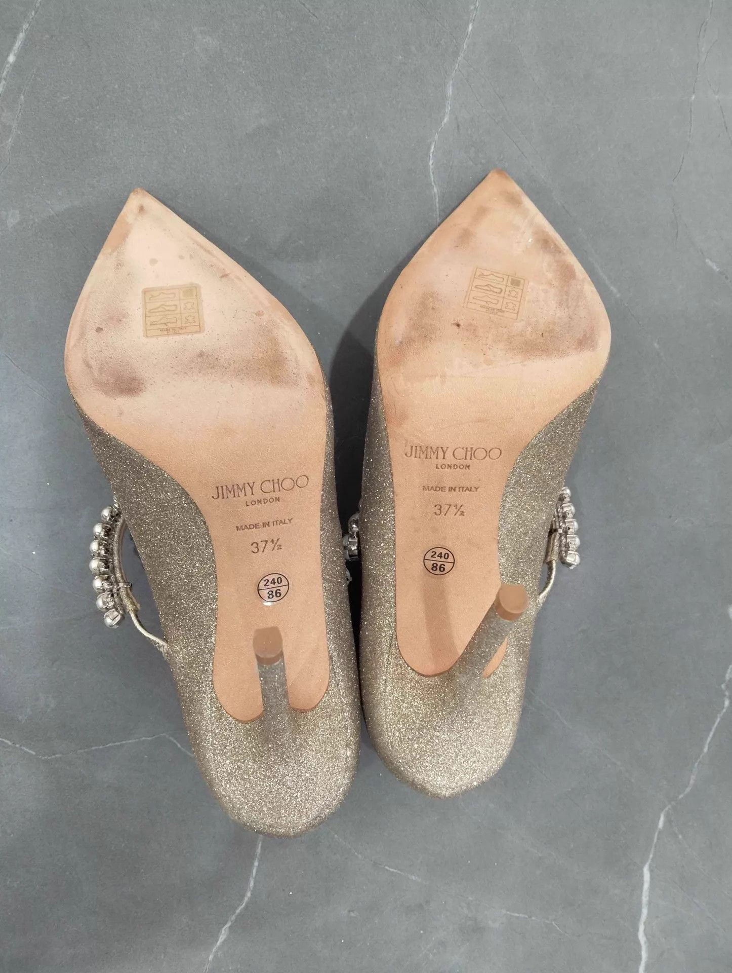 Jimmy Choo Jimmy Choo Bing Leather Pointed Heels 37.5 Size US 7 / IT 37 - 6 Thumbnail