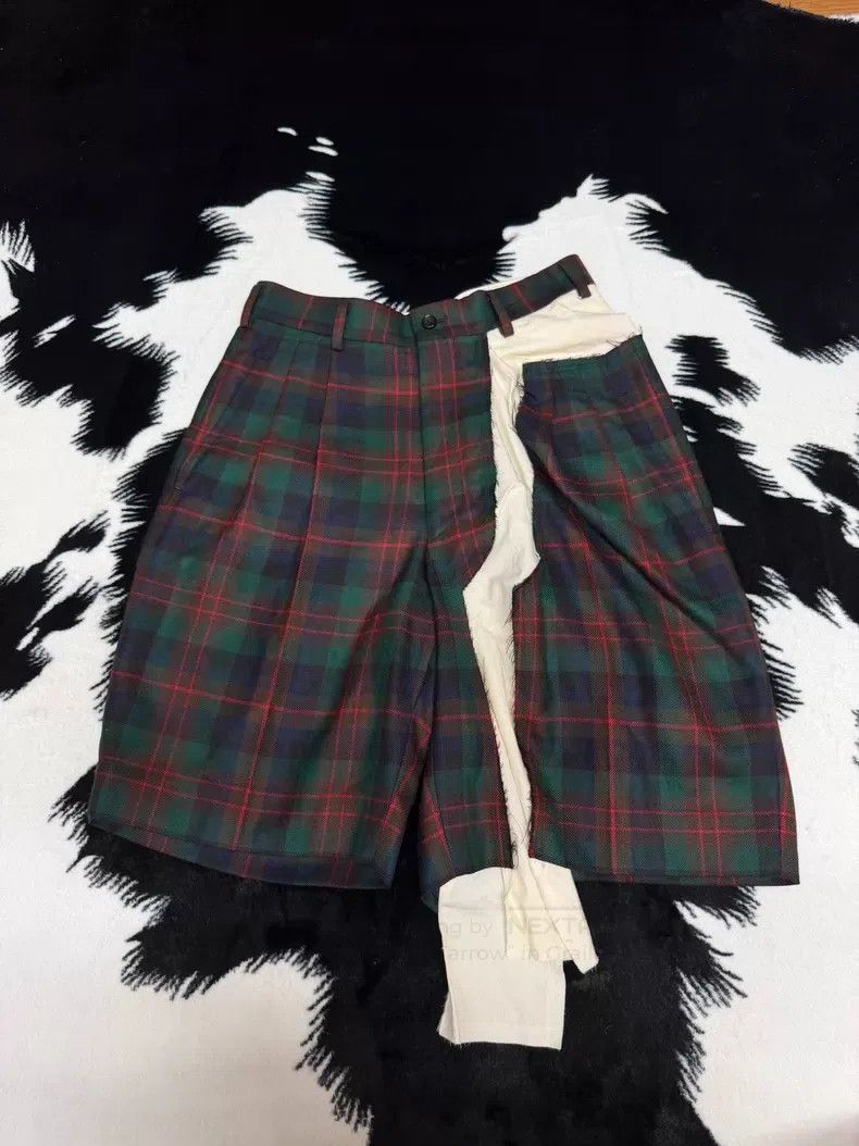 Comme des Garcons Comme Des Garcons size S Asymmetric Patched Wool Pants Size 23" - 2 Thumbnail