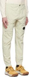 C.P. Company o1y1224 Logo Cargo Pant in Ivory Size US 30 / EU 46 - 2 Thumbnail