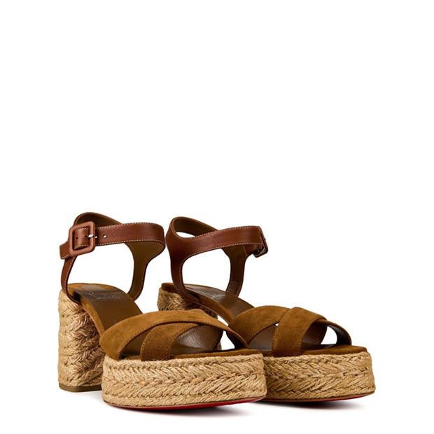 Christian Louboutin Calakala 85mm Espadrilles Size US 9 / IT 39 - 4 Thumbnail