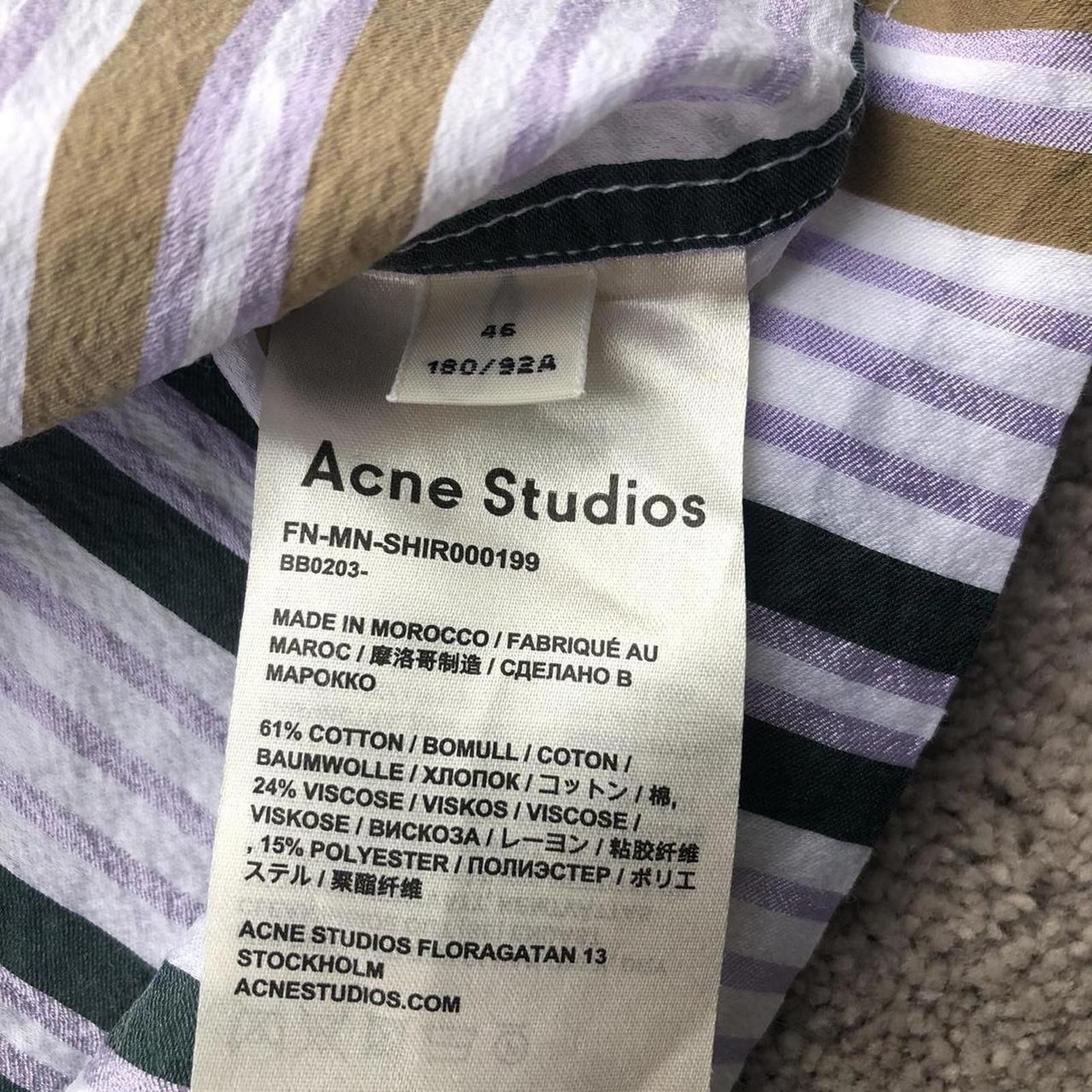 Acne Studios Acne Studios Cropped Shirt. Size US S / EU 44-46 / 1 - 4 Thumbnail