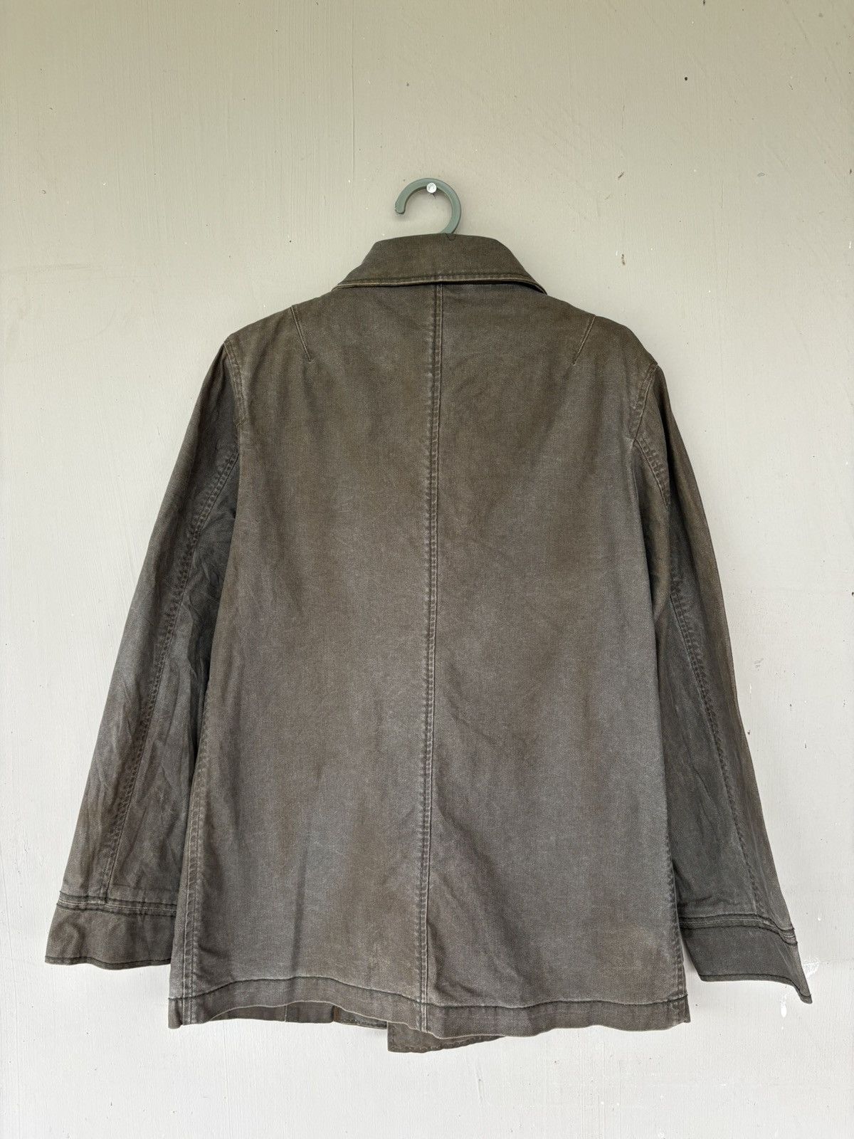 Japanese Brand Japanese Spec Outfitter Double Breasted Coat Denim Jacket Size US M / EU 48-50 / 2 - 11 Thumbnail