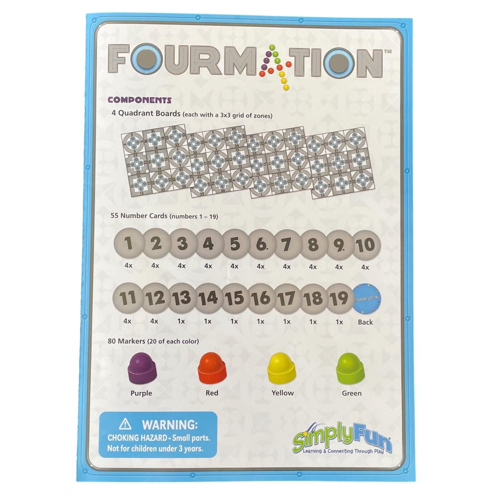 Other SimplyFun Formation Game Complete Strategy Math CLEAN! Size ONE SIZE - 3 Thumbnail