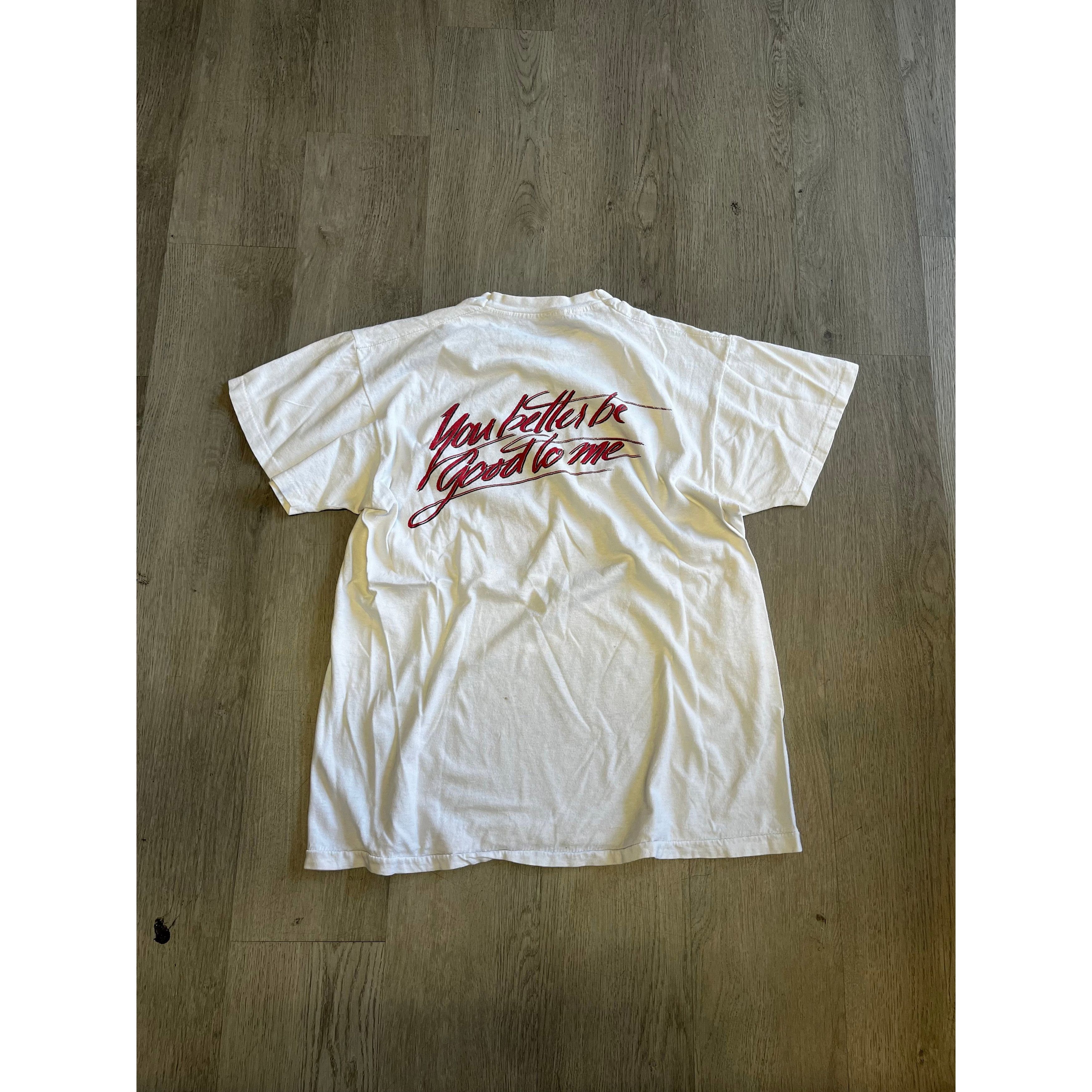 Vintage Vintage 90s Tina Turner You Better Be Good To Me Rap Tee Size US M / EU 48-50 / 2 - 2 Thumbnail