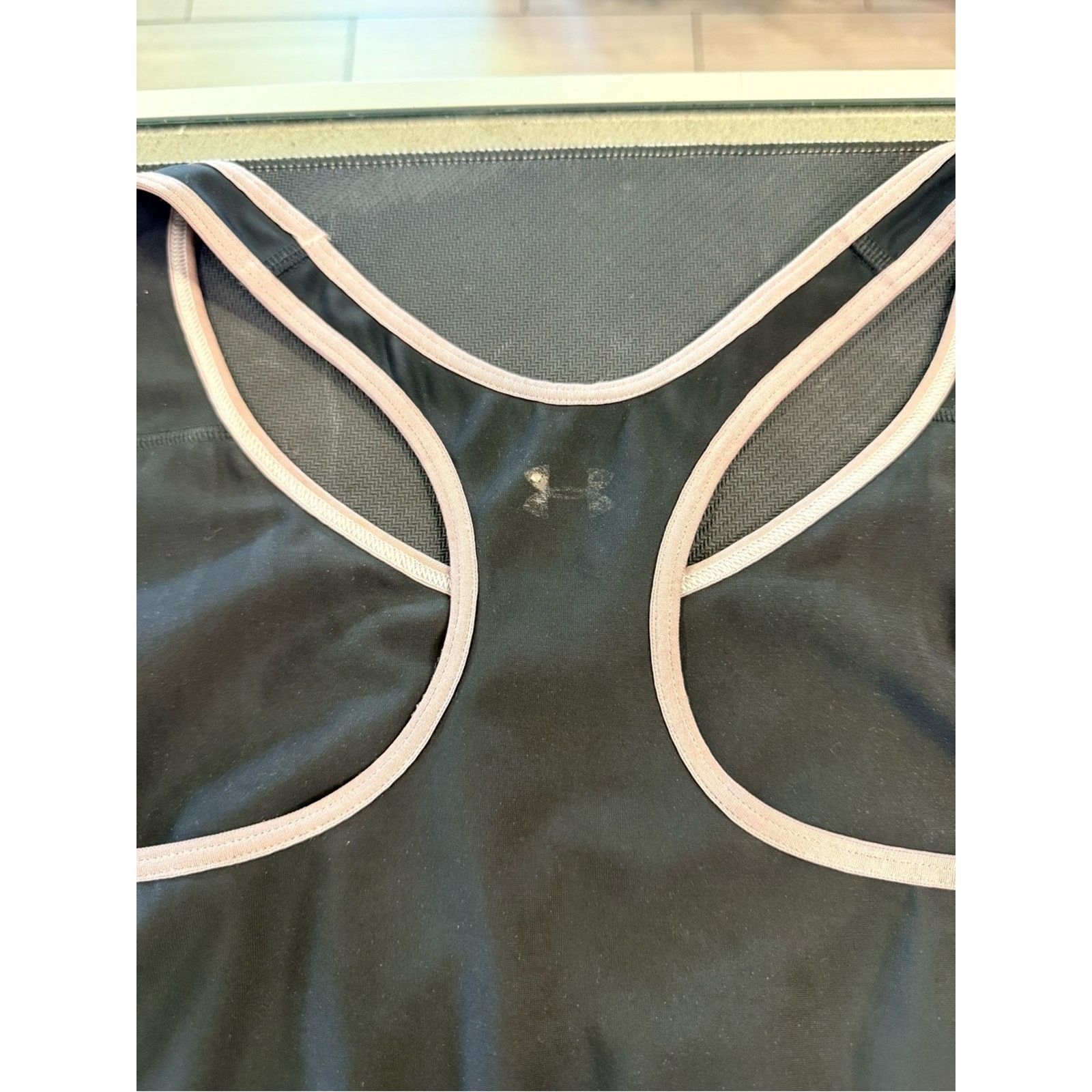 Under Armour Under Armour Black & Pink Racerback Sports Bra Size M / US 6-8 / IT 42-44 - 3 Thumbnail