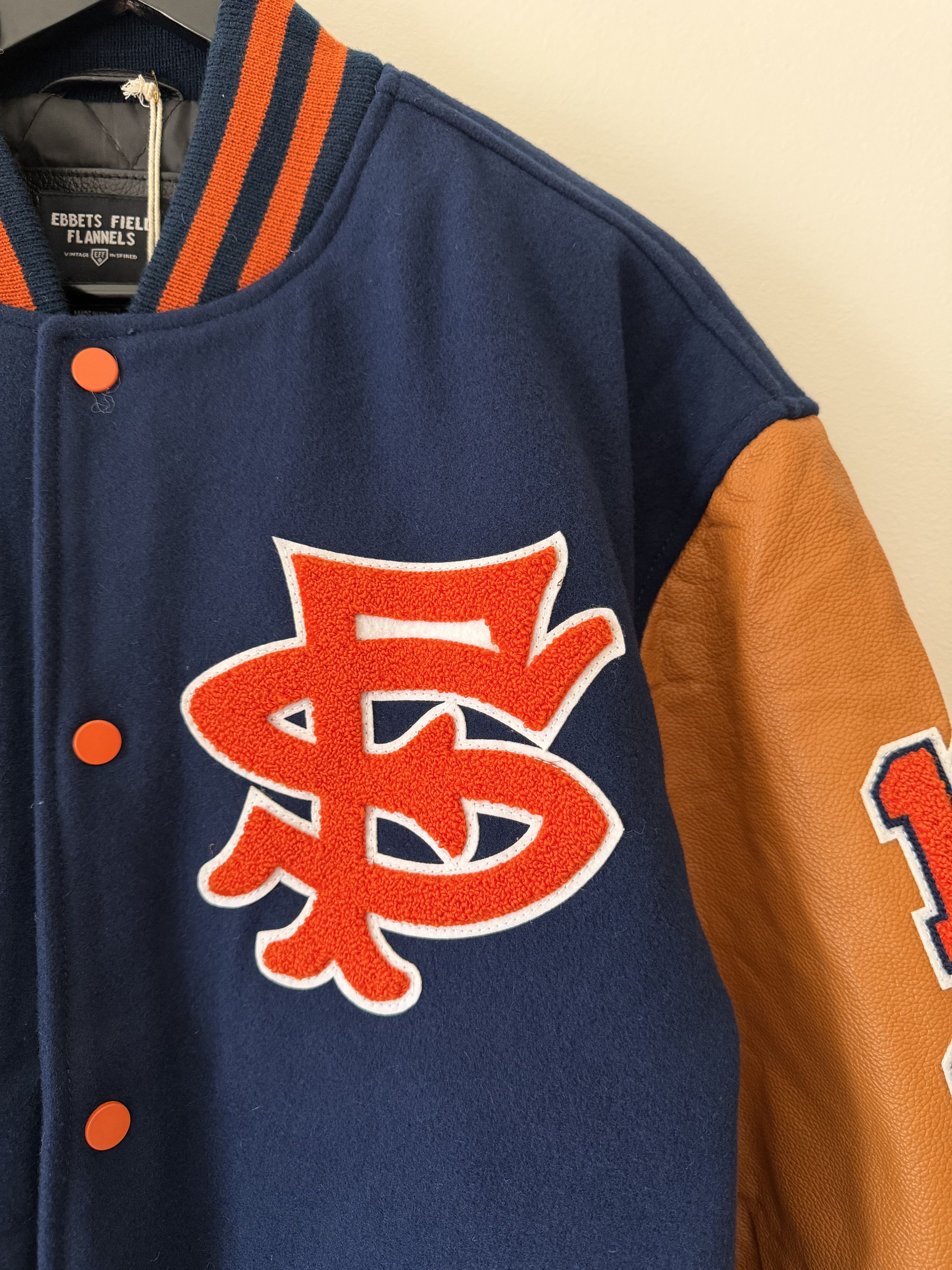 Ebbets Field Flannels Ebbets Field Flannels San Francisco Seals DNA Varisty Jacket Size US L / EU 52-54 / 3 - 4 Thumbnail