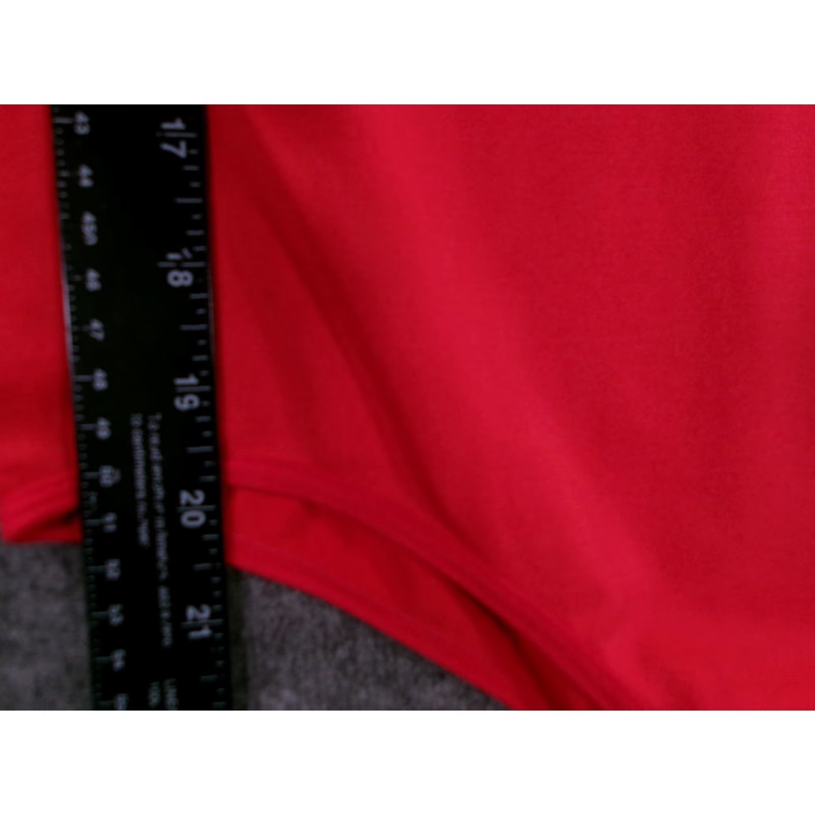 ESPIRIT SPIRIT Long Sleeve Bodysuit Women Large Red Stretch Basic Thong Neckline Regular Fit Size L / US 10 / IT 46 - 6 Thumbnail
