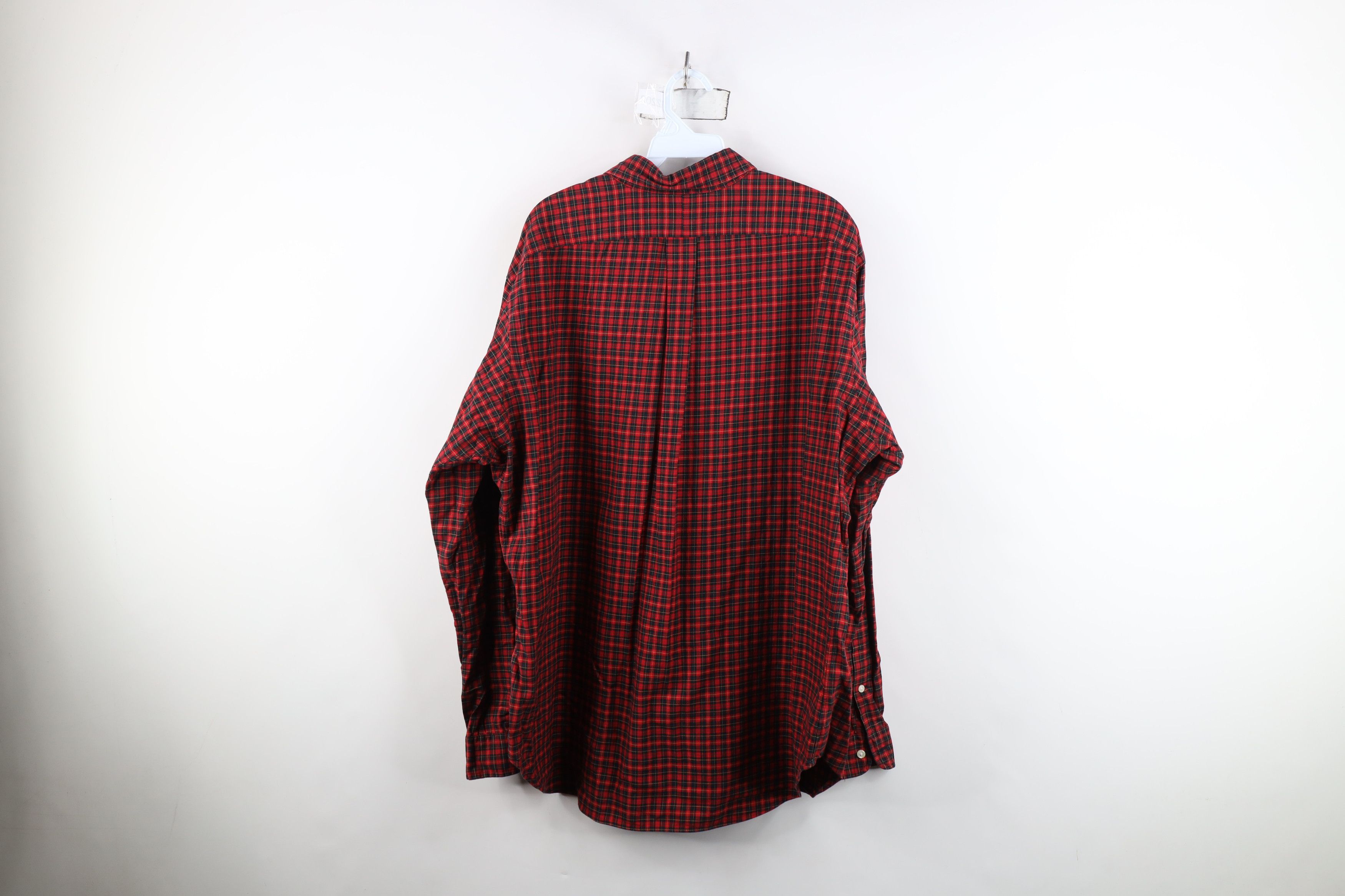 Ralph Lauren Vintage 90s Ralph Lauren Button Down Shirt Red Plaid Size US XL / EU 56 / 4 - 10 Thumbnail