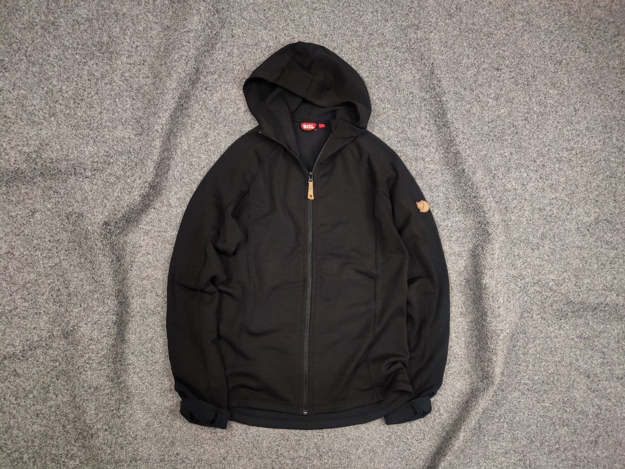 Fjallraven Fjallraven tur fleece Wool Blend Logo Zip Women's Hoodie Size S / US 4 / IT 40 - 1 Thumbnail