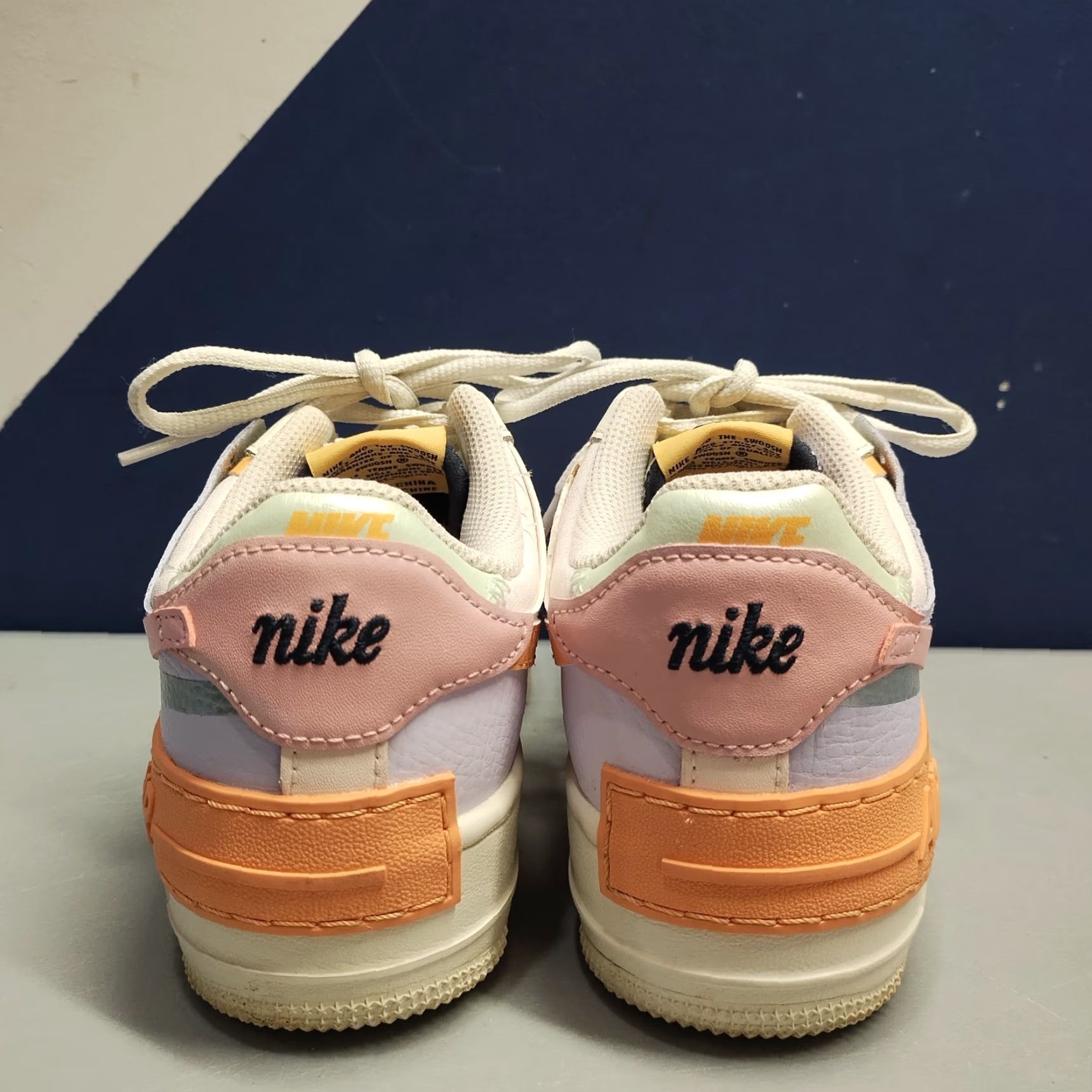 Nike Nike Air Force 1 Low Shadow Platform Sneakers Womens Size 6 Multicolor Lace Up CI0919-111 Size US 6 / IT 36 - 5 Thumbnail
