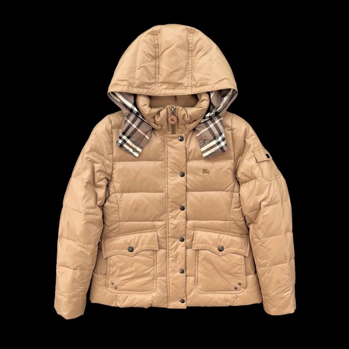 Burberry Burberry Blue Label Raccon Down Puffer Jacket Remove Hoodie Size S / US 4 / IT 40 - 2 Thumbnail