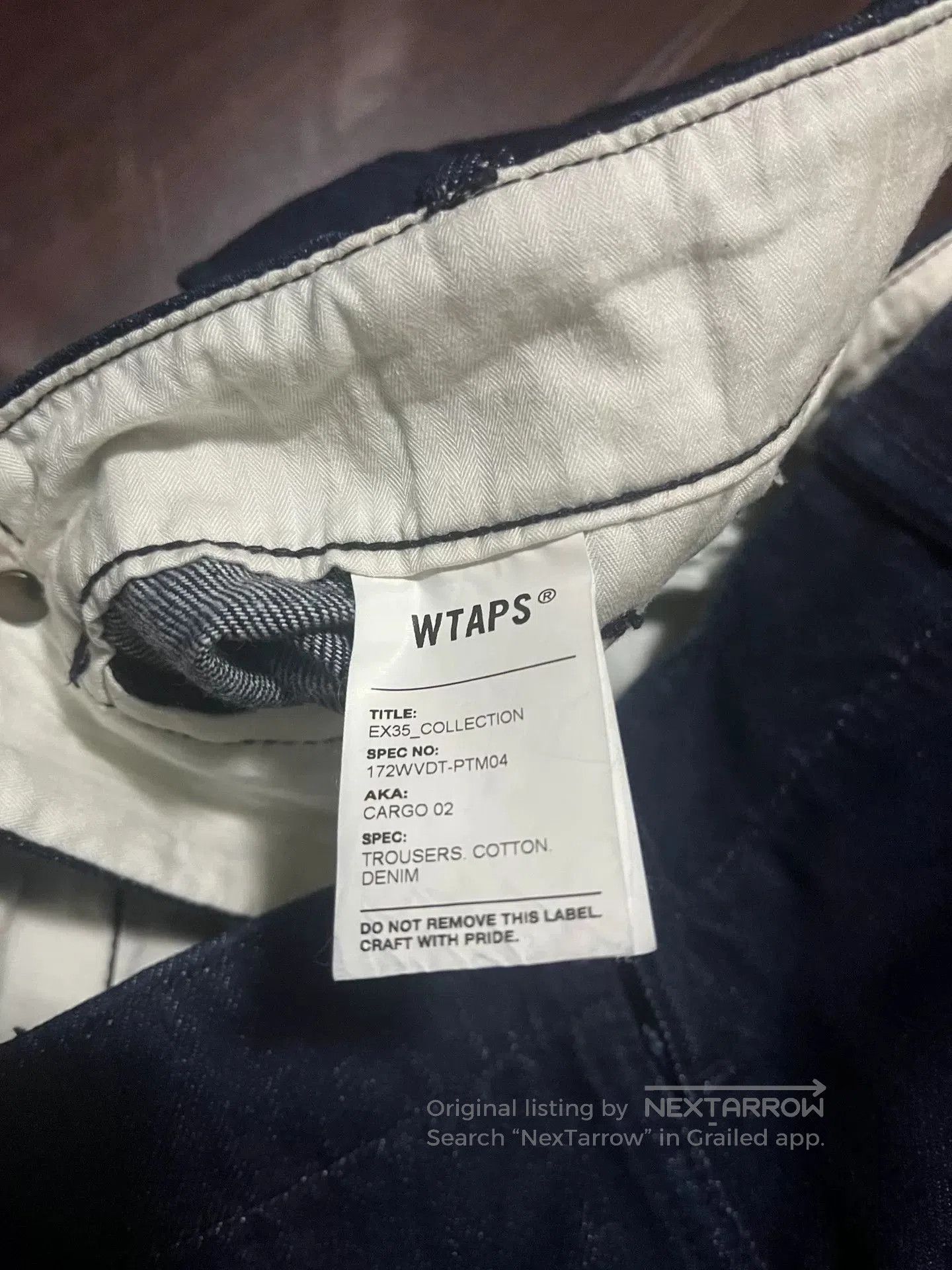 Wtaps WTAPS 17AW Cargo Denim Military Pants. Size US 36 / EU 52 - 4 Thumbnail