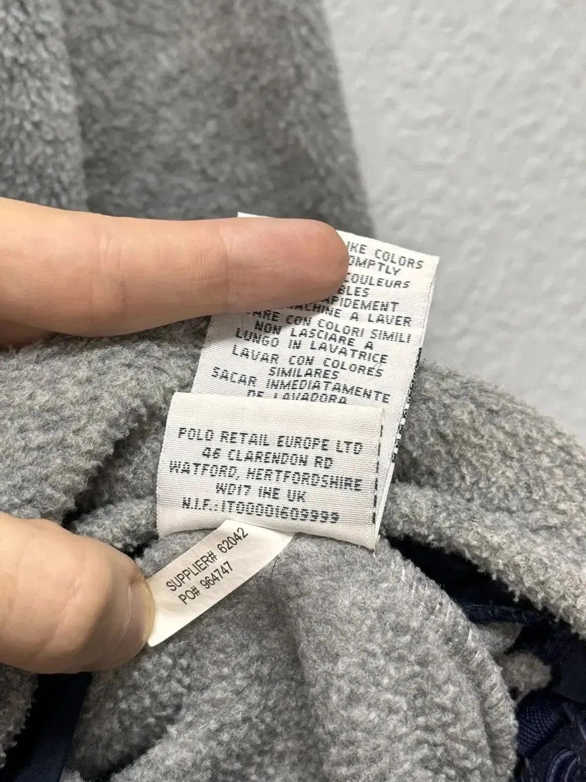 Other Vintage Polo Ralph Lauren fleece hoodie Double RRL Purple Size US M / EU 48-50 / 2 - 11 Thumbnail