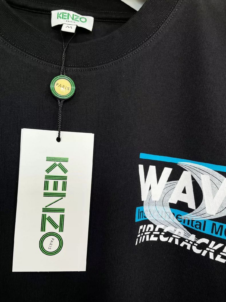 Kenzo KENZO Black cotton men's short sleeve T-shirt Size US M / EU 48-50 / 2 - 4 Thumbnail
