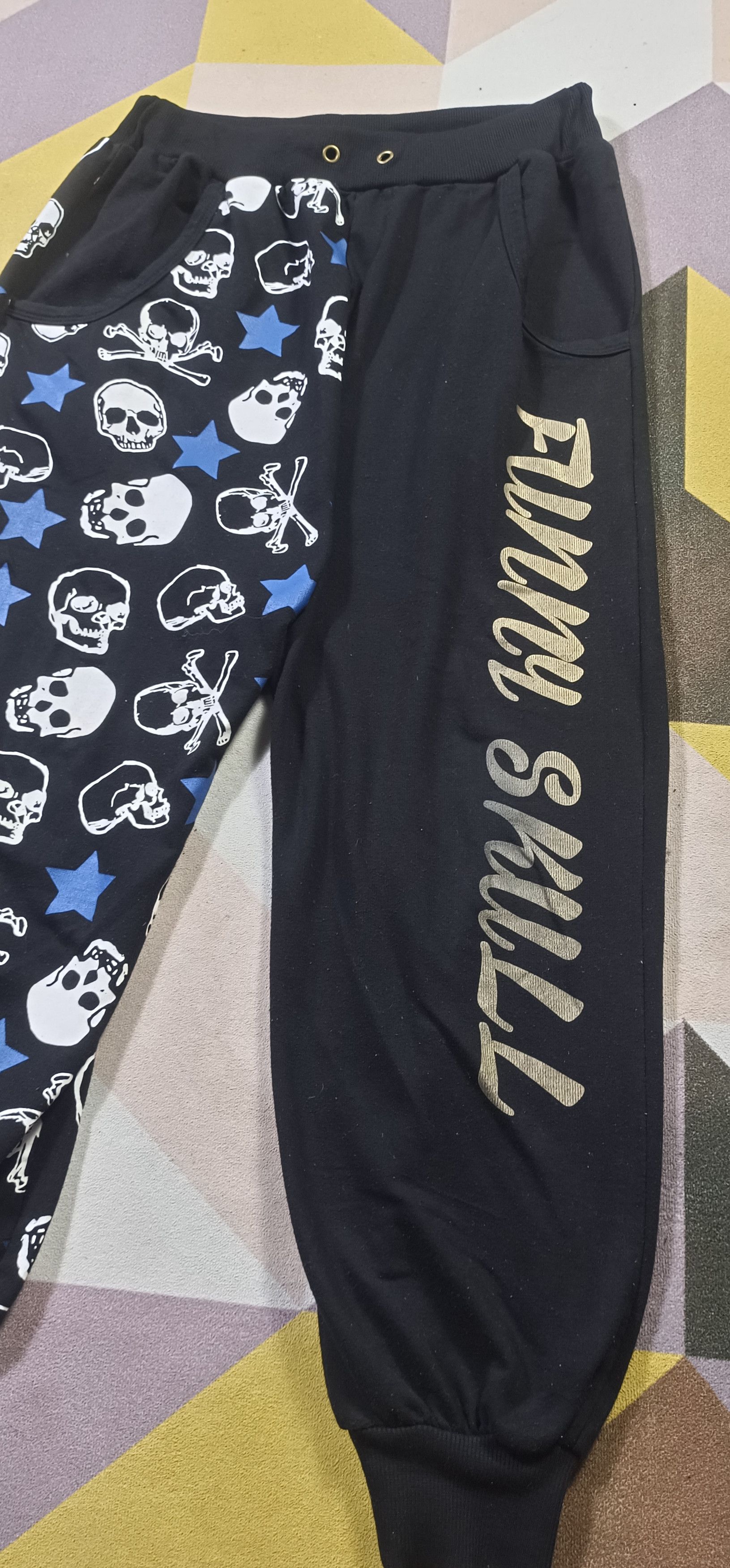 If Six Was Nine Funny Skull Mirror Jogger Pants Ifsixwasnine lgb style Size US 38 / EU 54 - 4 Thumbnail