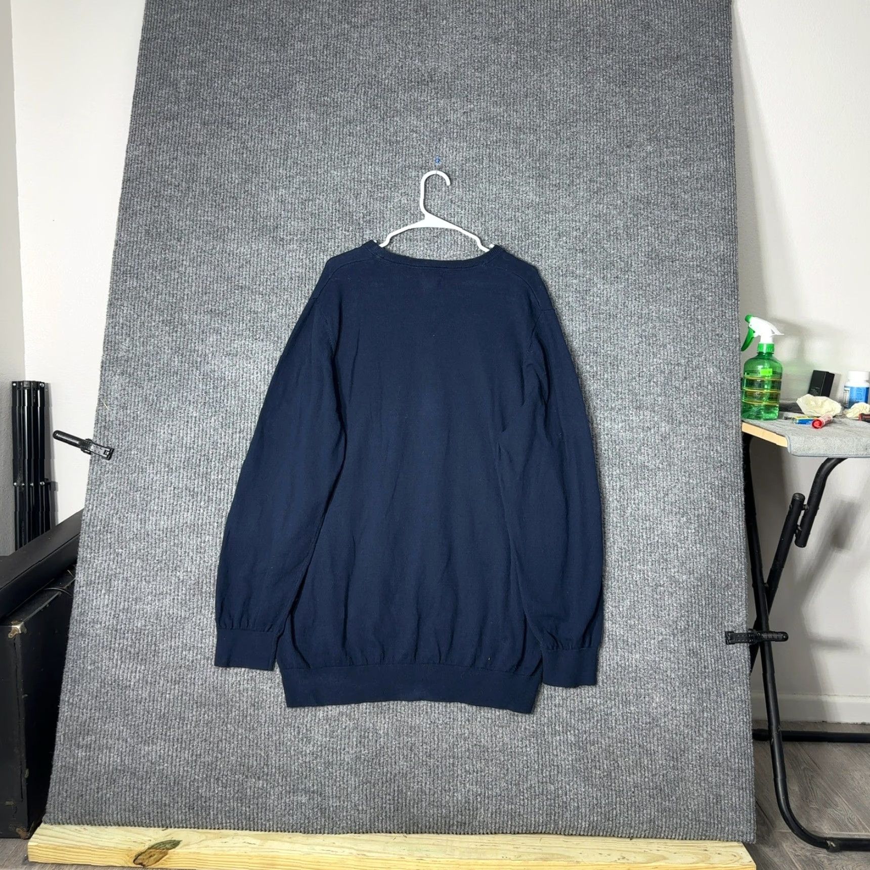 Vintage VINTAGE LL Bean V-Neck Sweater Mens XXL Tall Navy Blue Cotton Cashmere 275552 Casual Size US XXL / EU 58 / 5 - 5 Thumbnail