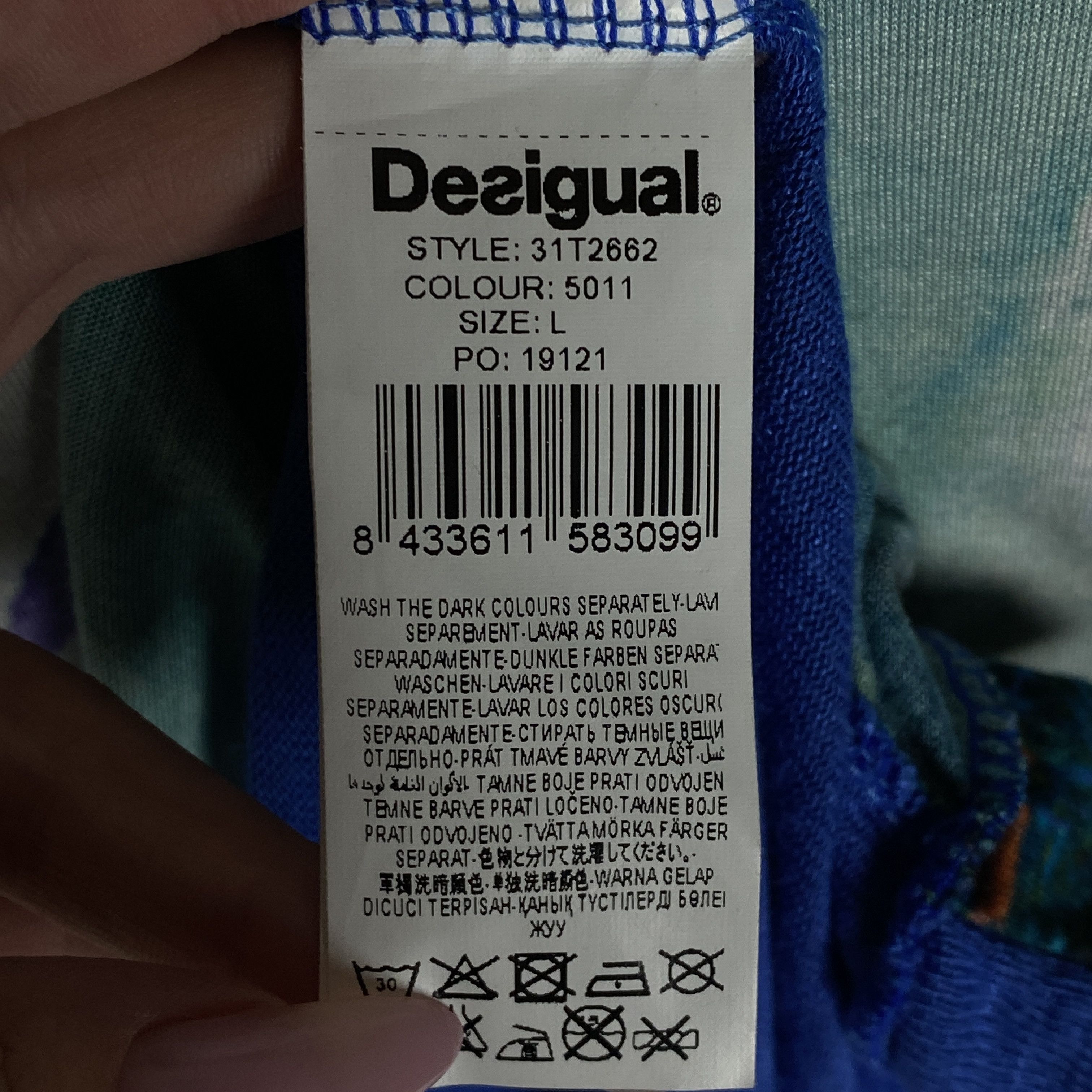 Desigual Desigual Blouse Women's Size L Multicolor Long Sleeve Size L / US 10 / IT 46 - 5 Thumbnail