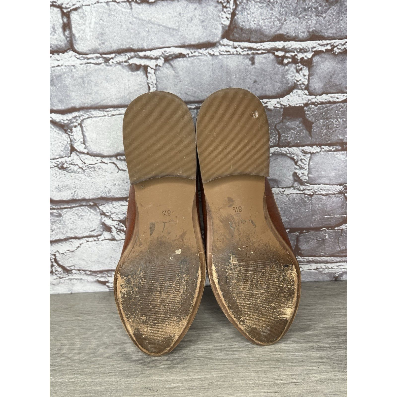 Madewell Madewell Frances Leather Loafers Burnished Mahogany Slip-On Size US 8.5 / IT 38.5 - 17 Thumbnail
