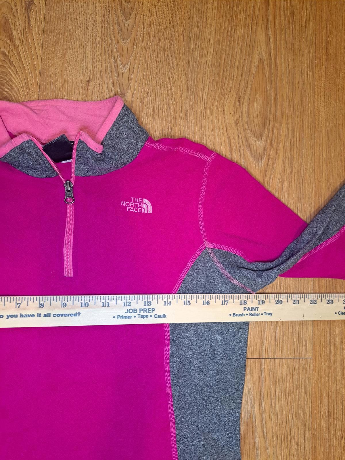The North Face The North Face Quarter Zip Pullover Sweater Girls XL Pink Size XL / US 12-14 / IT 48-50 - 6 Thumbnail