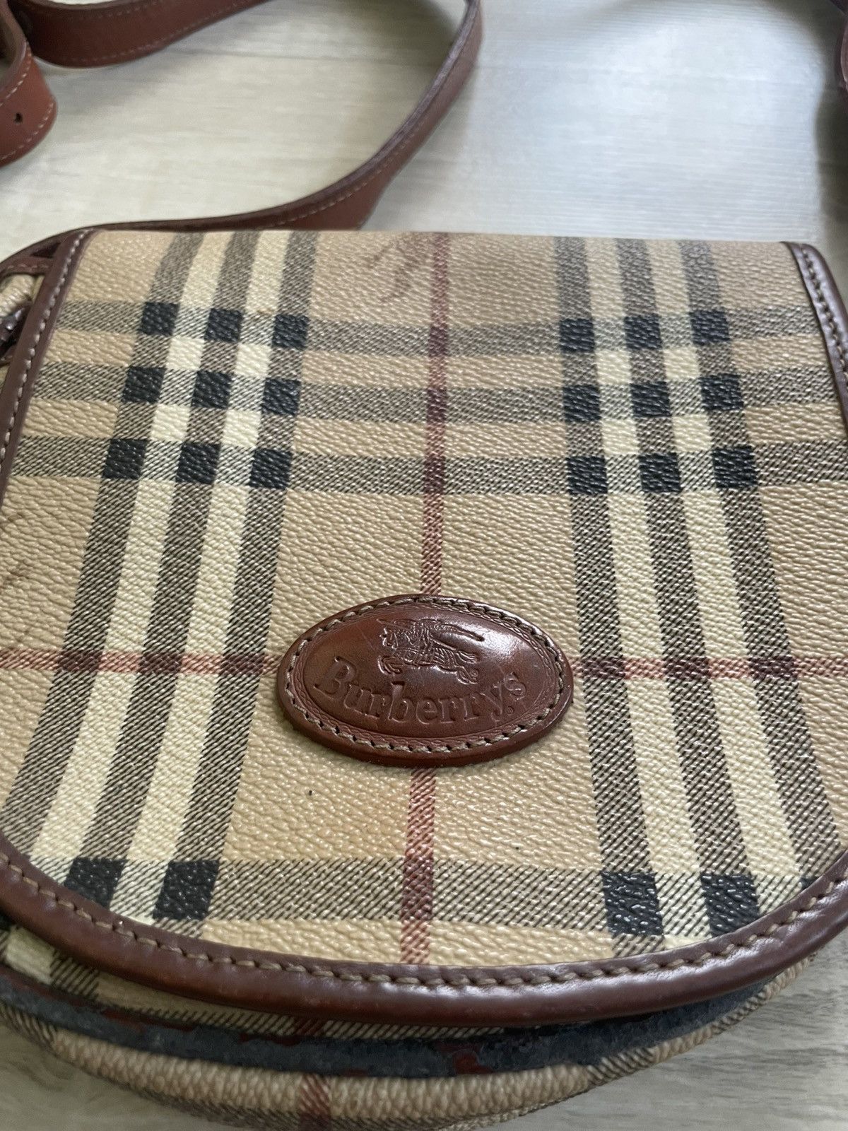 Burberry × Vintage Burberry's Vintage Bag messenger Size ONE SIZE - 6 Thumbnail