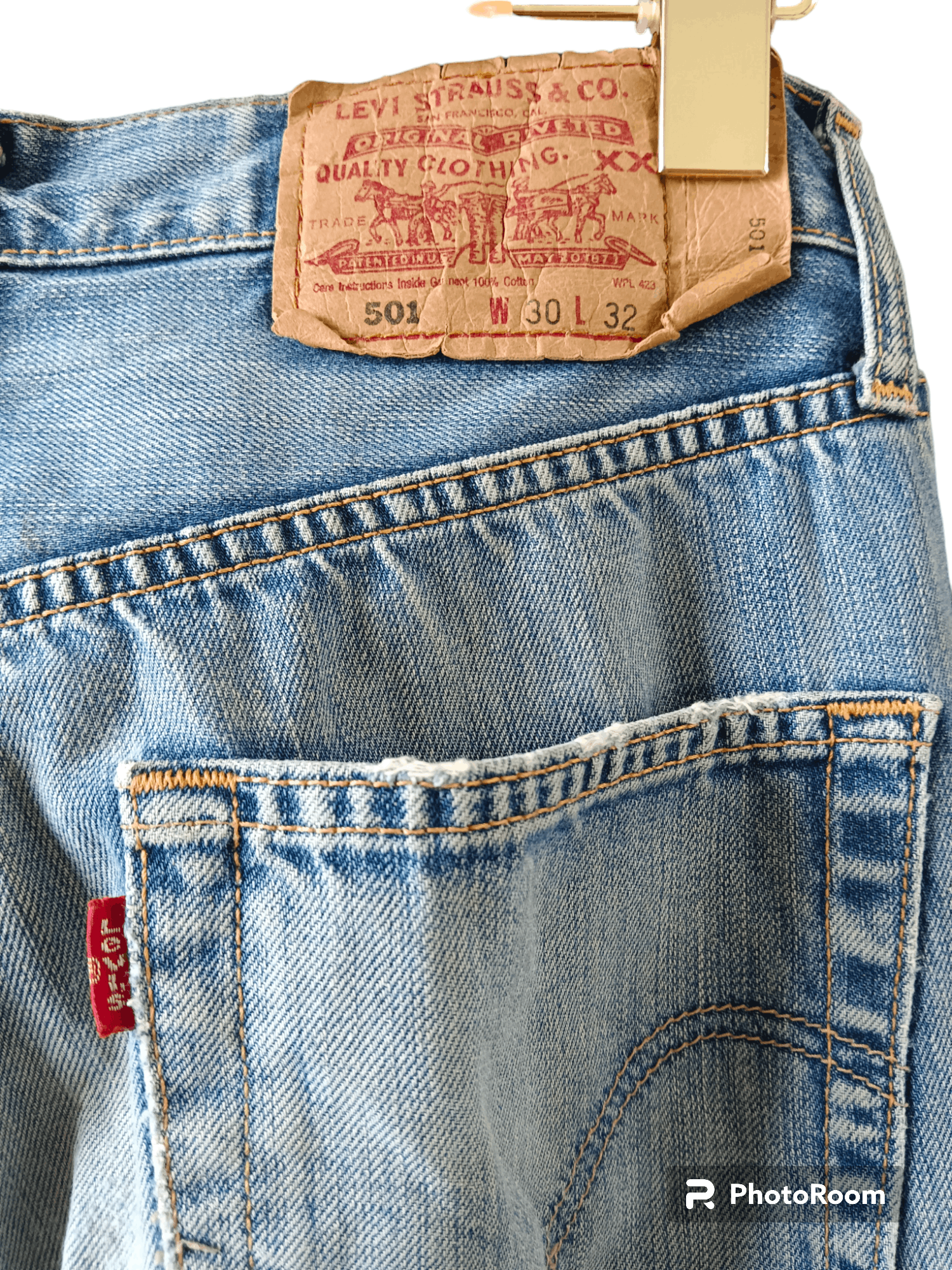 Levi's Vintage Clothing Levi's 501 Seditionaries Distressed Jeans Size US 29 - 7 Thumbnail