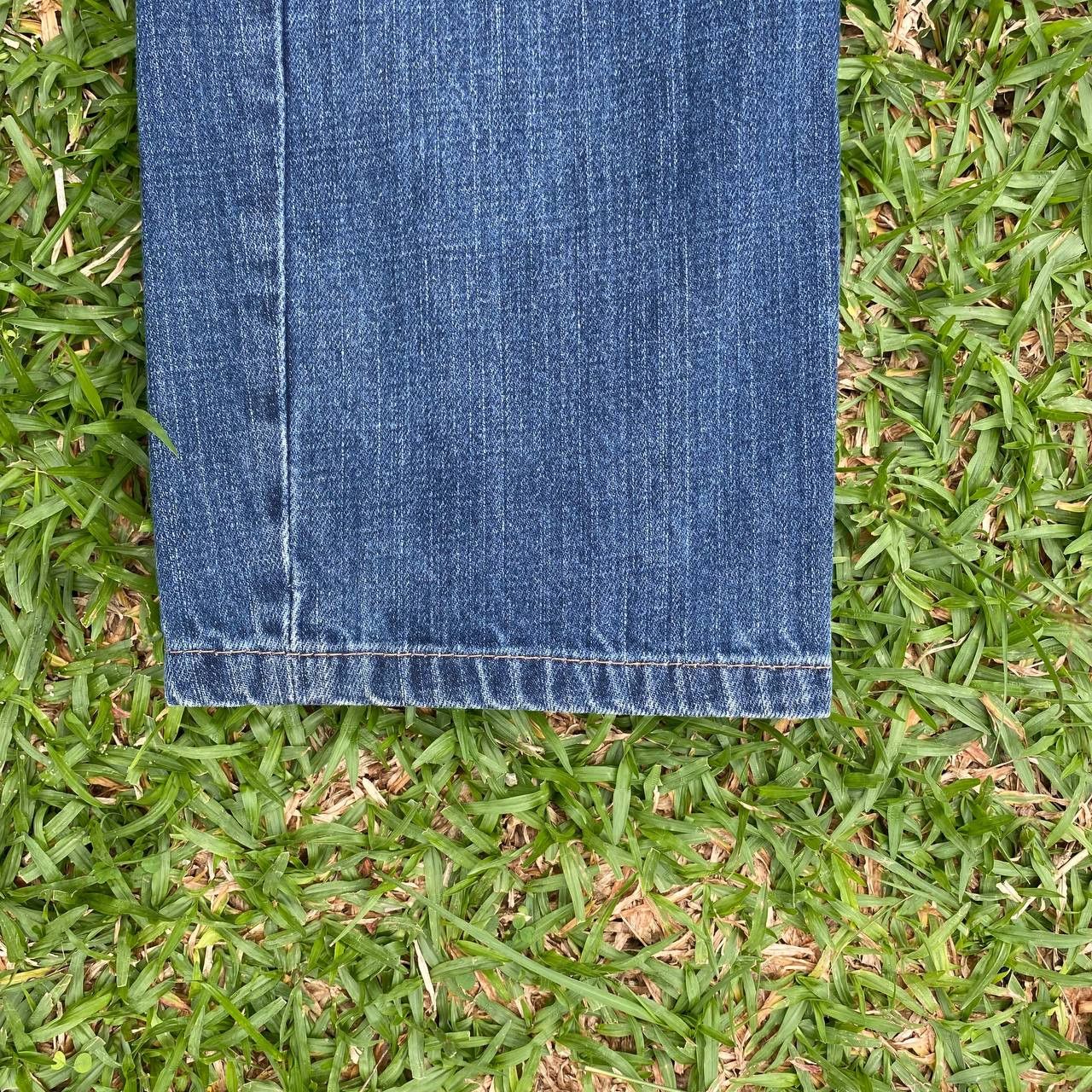 If Six Was Nine × Le Grande Bleu (L.G.B.) Dominate Handcrafted Double Waisted Jeans Size US 33 - 8 Thumbnail