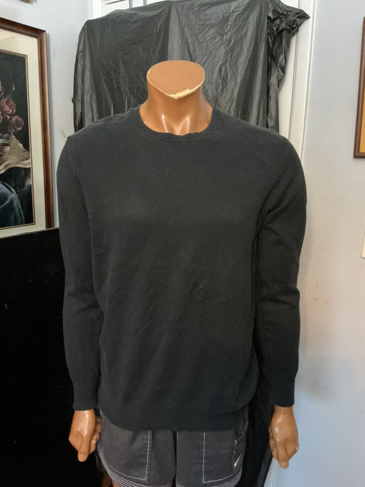 Ksubi Ksubi Black Knit Thin Lightweight Crewneck Pullover Sweater Size US M / EU 48-50 / 2 - 6 Thumbnail