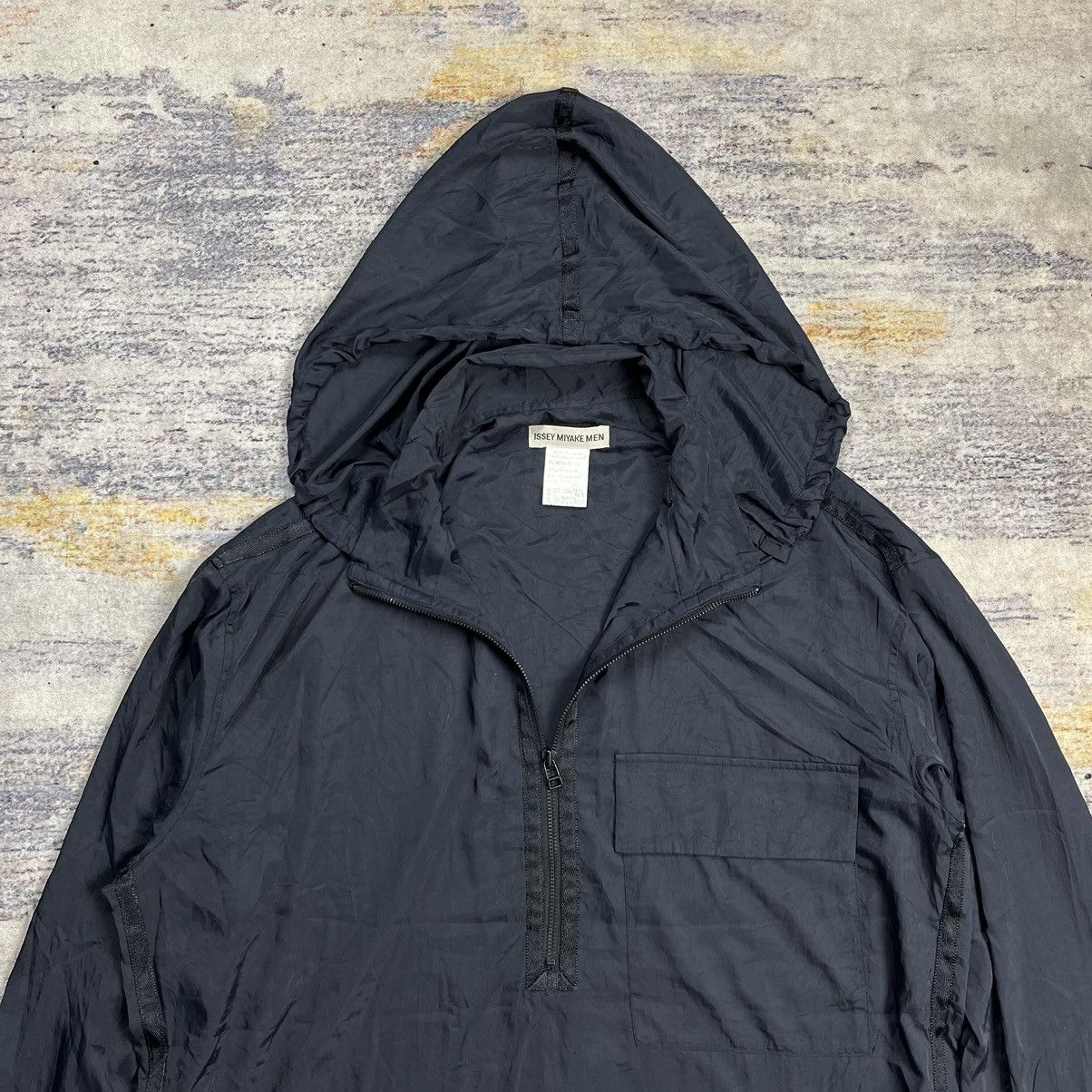 Issey Miyake × Japanese Brand Issey Miyake Men half zip light jacket Size US M / EU 48-50 / 2 - 4 Thumbnail