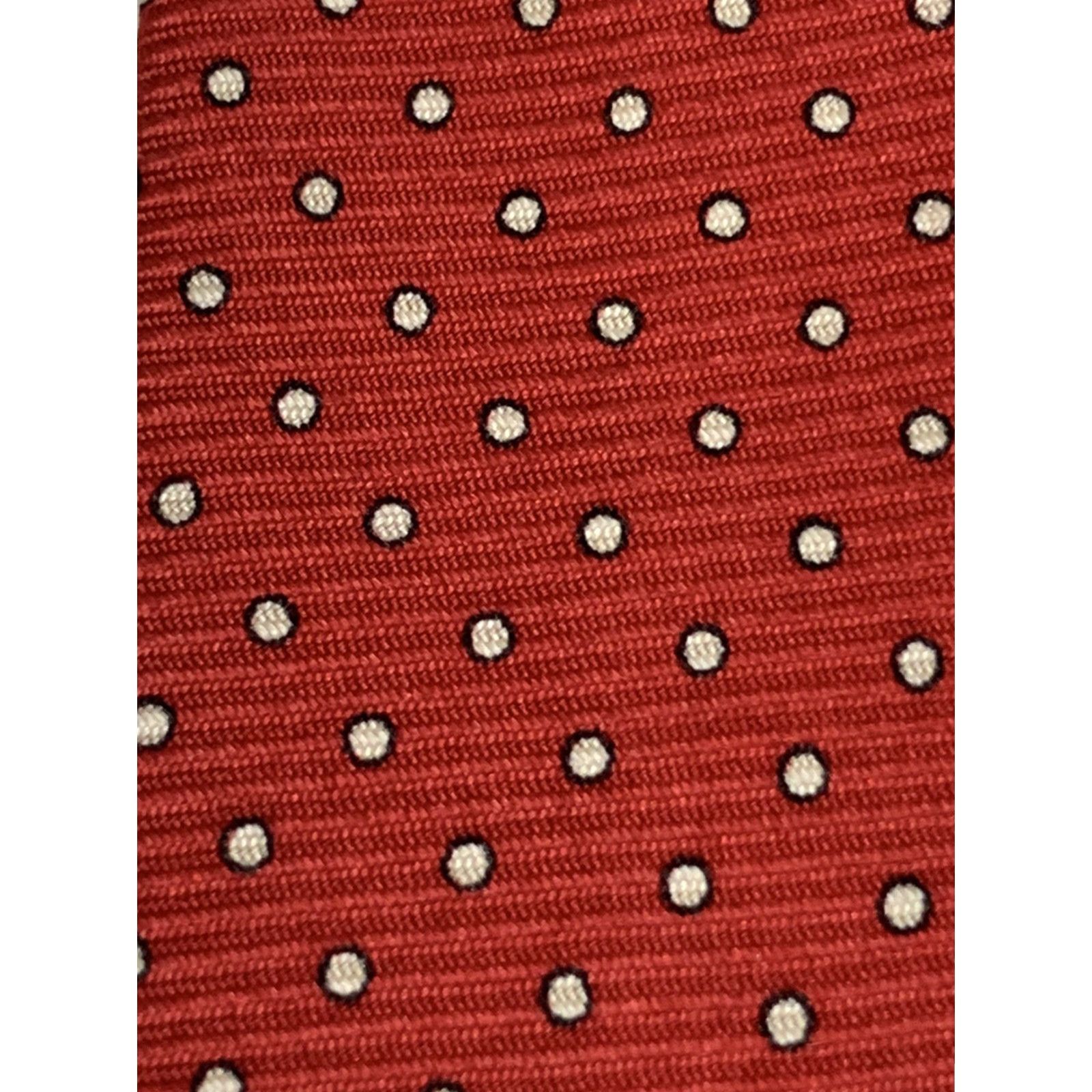 Tommy Hilfiger VINTAGE Tommy Hilfiger Tie Silk Necktie Red Mens Silk Tie Size ONE SIZE - 3 Thumbnail