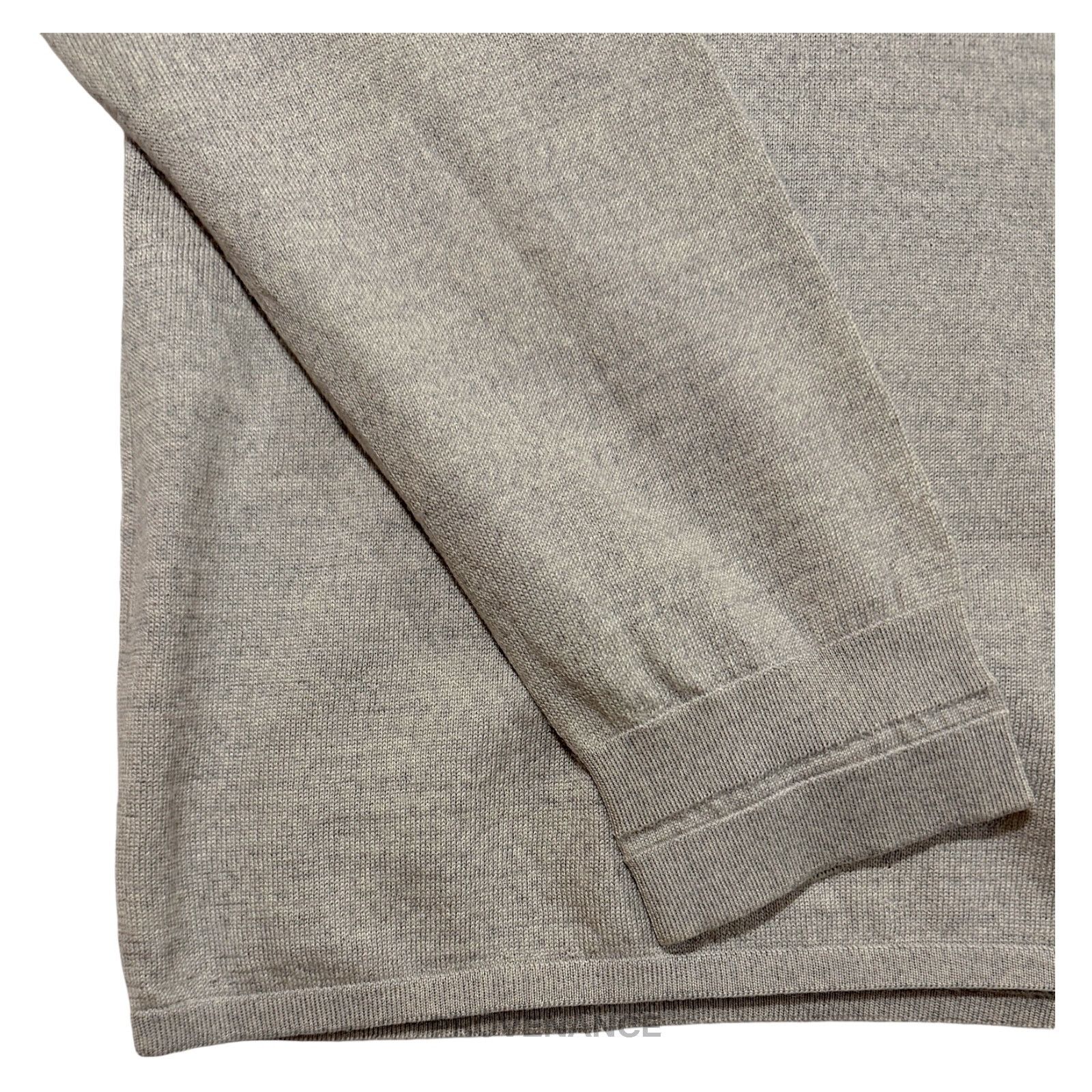 Balenciaga 🔴 Balenciaga Raglan Wool Sweater - Oatmeal S Size US S / EU 44-46 / 1 - 6 Thumbnail
