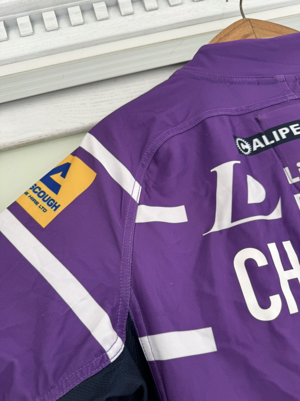 Vintage Josh Charnley #2 Wigan Warriors Match Worn 2014 Away Jersey Size US L / EU 52-54 / 3 - 17 Thumbnail