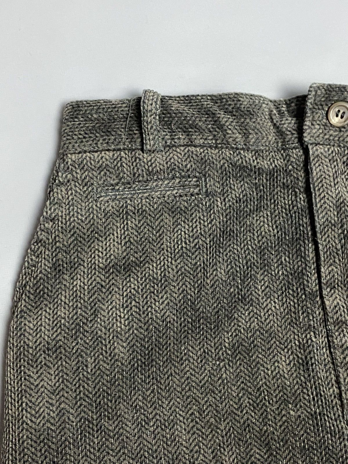 Ralph Lauren Vtg Ralph Lauren Herringbone Skirt Size 6 Brown Knee Length Size 28" / US 6 / IT 42 - 3 Thumbnail