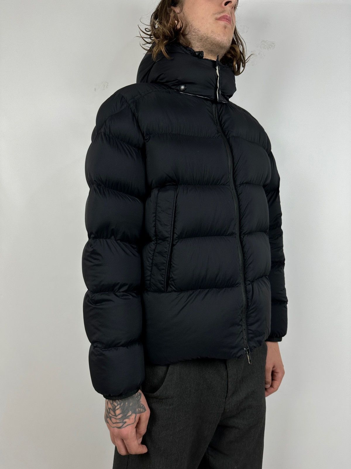 Moncler Wilms Giubbotto Black Down Puffer Jacket
