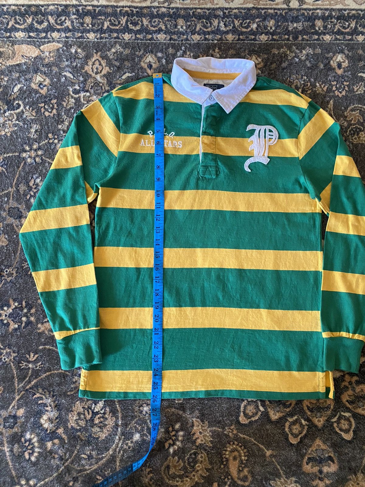 Polo Ralph Lauren 🔥RARE🔥🔥Polo Ralph Lauren Striped Polo Tee Size US S / EU 44-46 / 1 - 11 Thumbnail