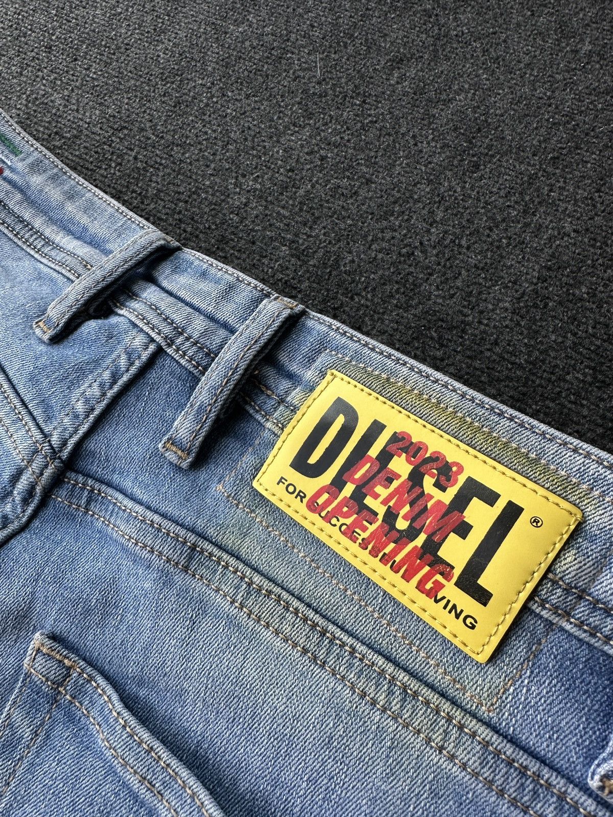 Diesel 🚨 RARE DIESEL MEN DENIM JEANS AVANT GARDE IFSIXWASNINE Y2K Size US 31 - 14 Thumbnail
