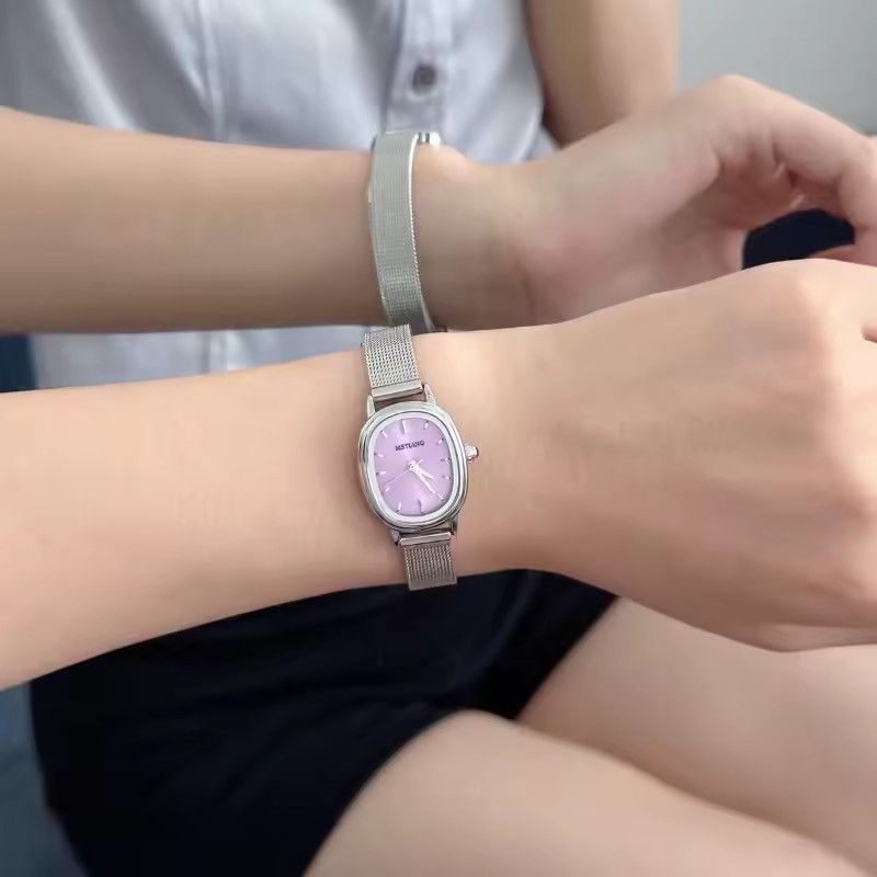 Japanese Brand Elegant silver vintage style watch Size ONE SIZE - 3 Thumbnail