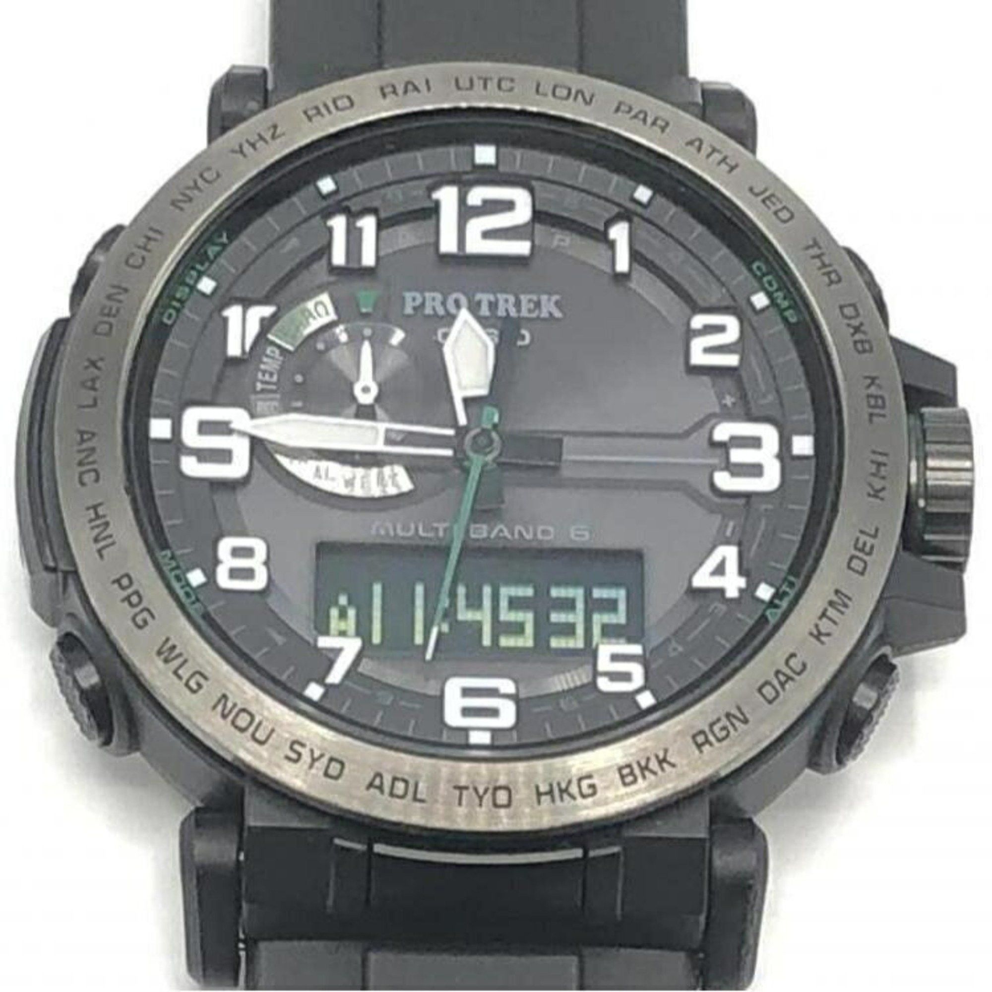 Casio CASIO PRO TERK PRW-6600Y Wristwatch Black Casio Pro Trek Size ONE SIZE - 1 Thumbnail